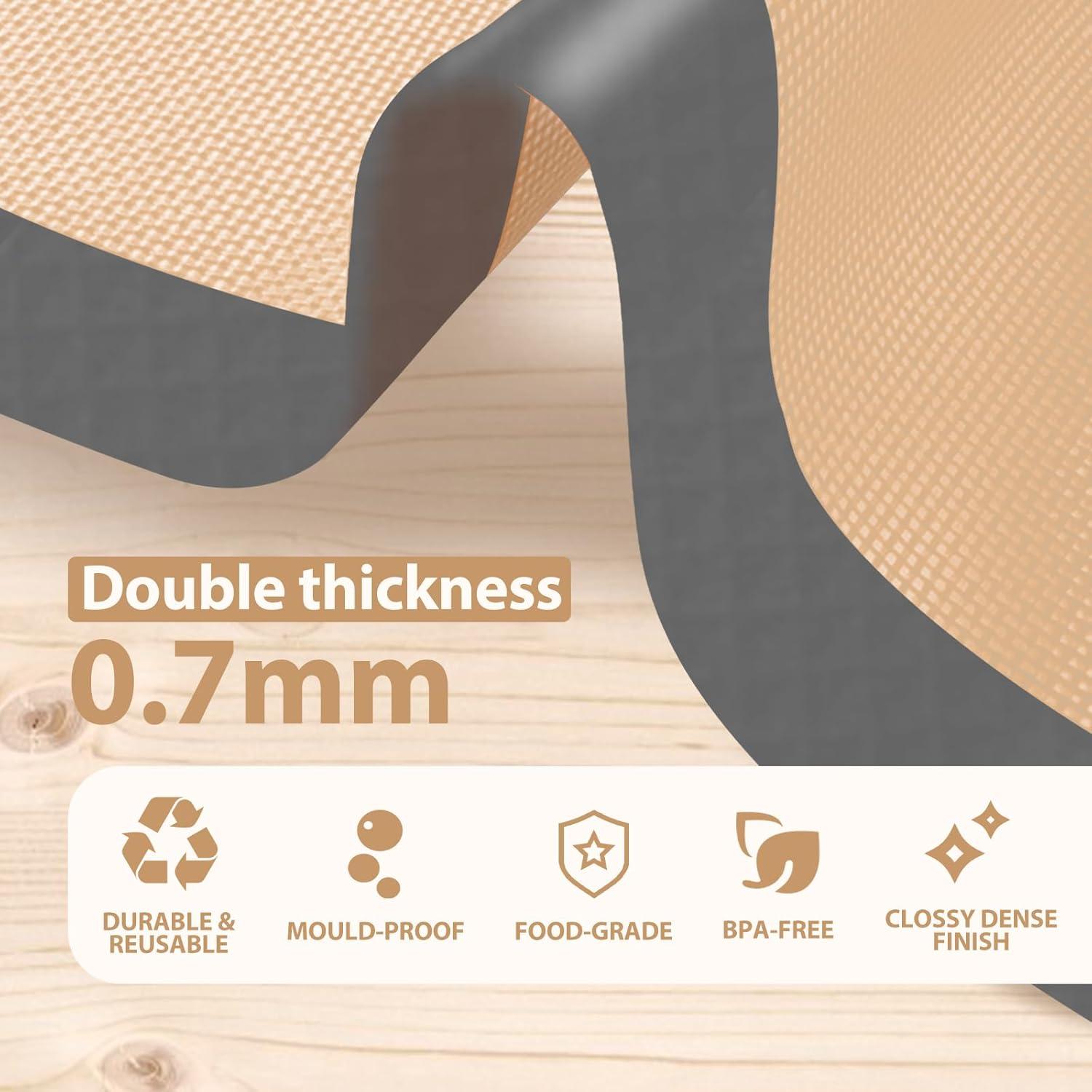 Alfombrillas de Silicona para Hornear Koolstuffs - Juego de 3