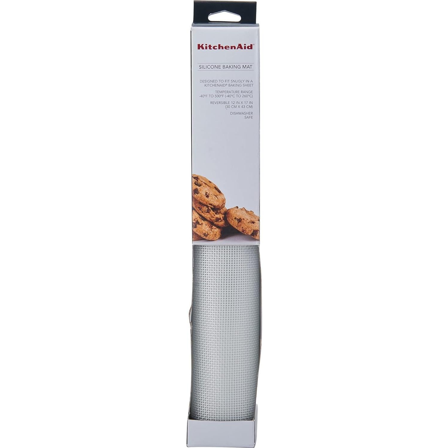 Tapete de Hornear de Silicona KitchenAid 43x30 cm Gris