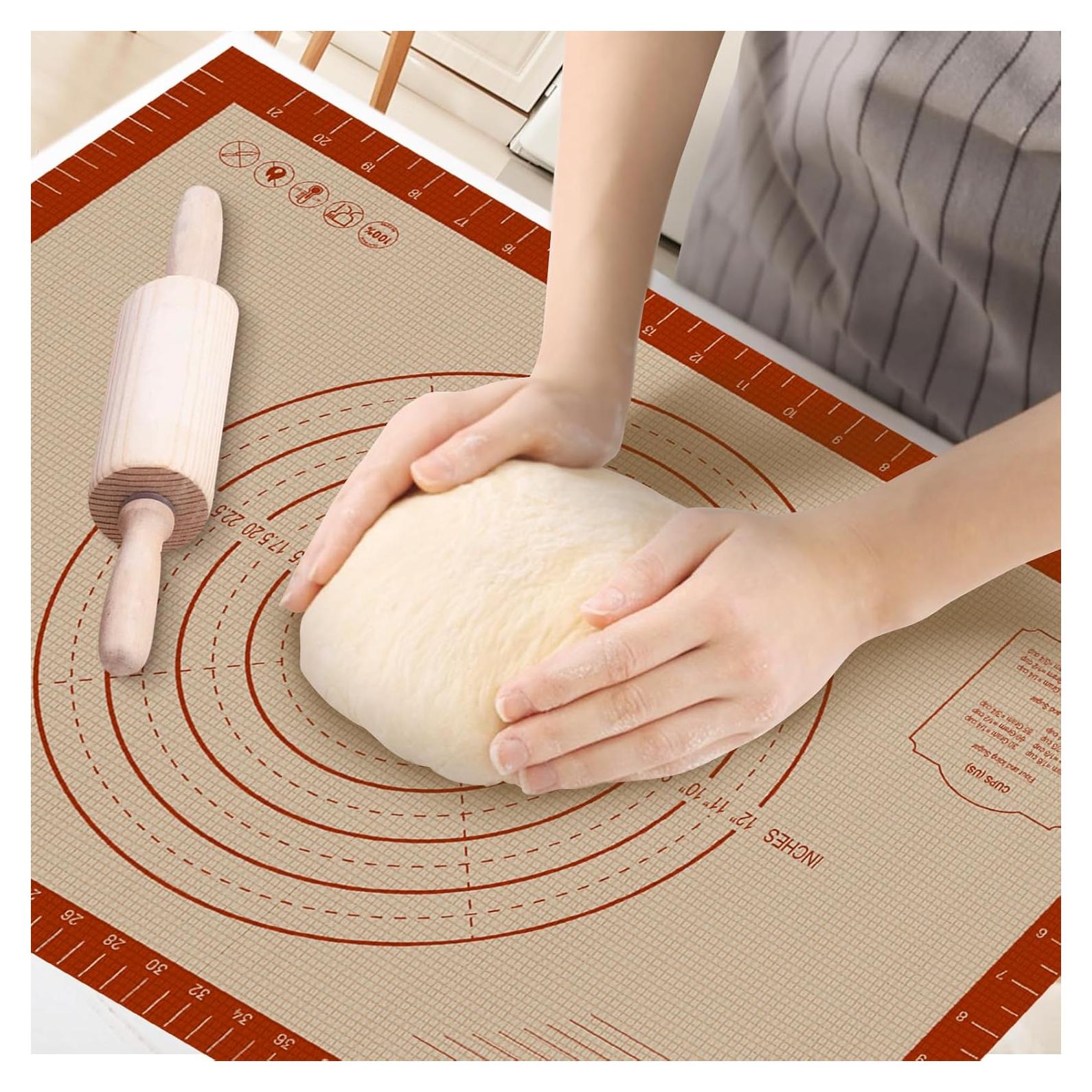 Alfombrilla de Hornear de Silicona Dwavele 61x40.6cm Antiadherente