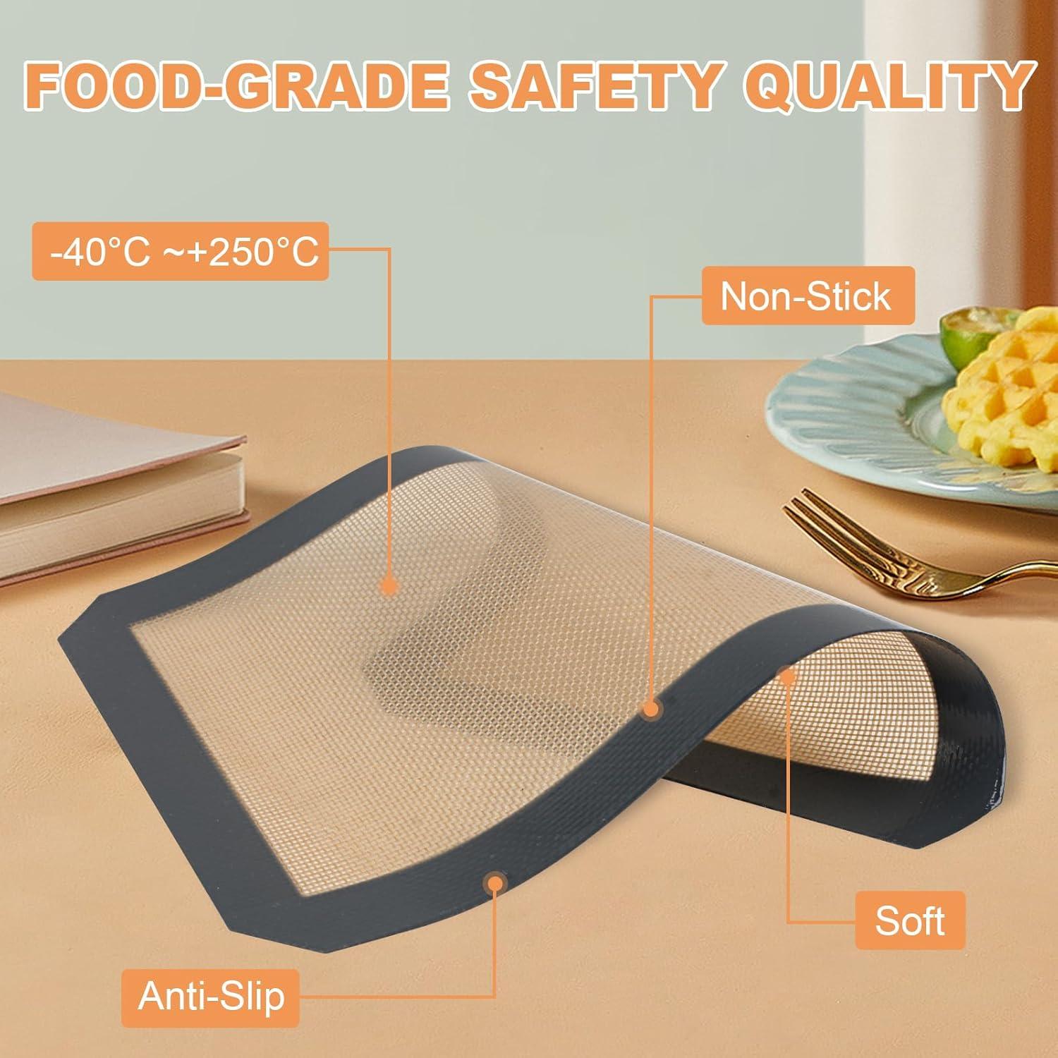 Alfombrilla de Hornear de Silicona HANWRAPS 30x21 cm Antiadherente