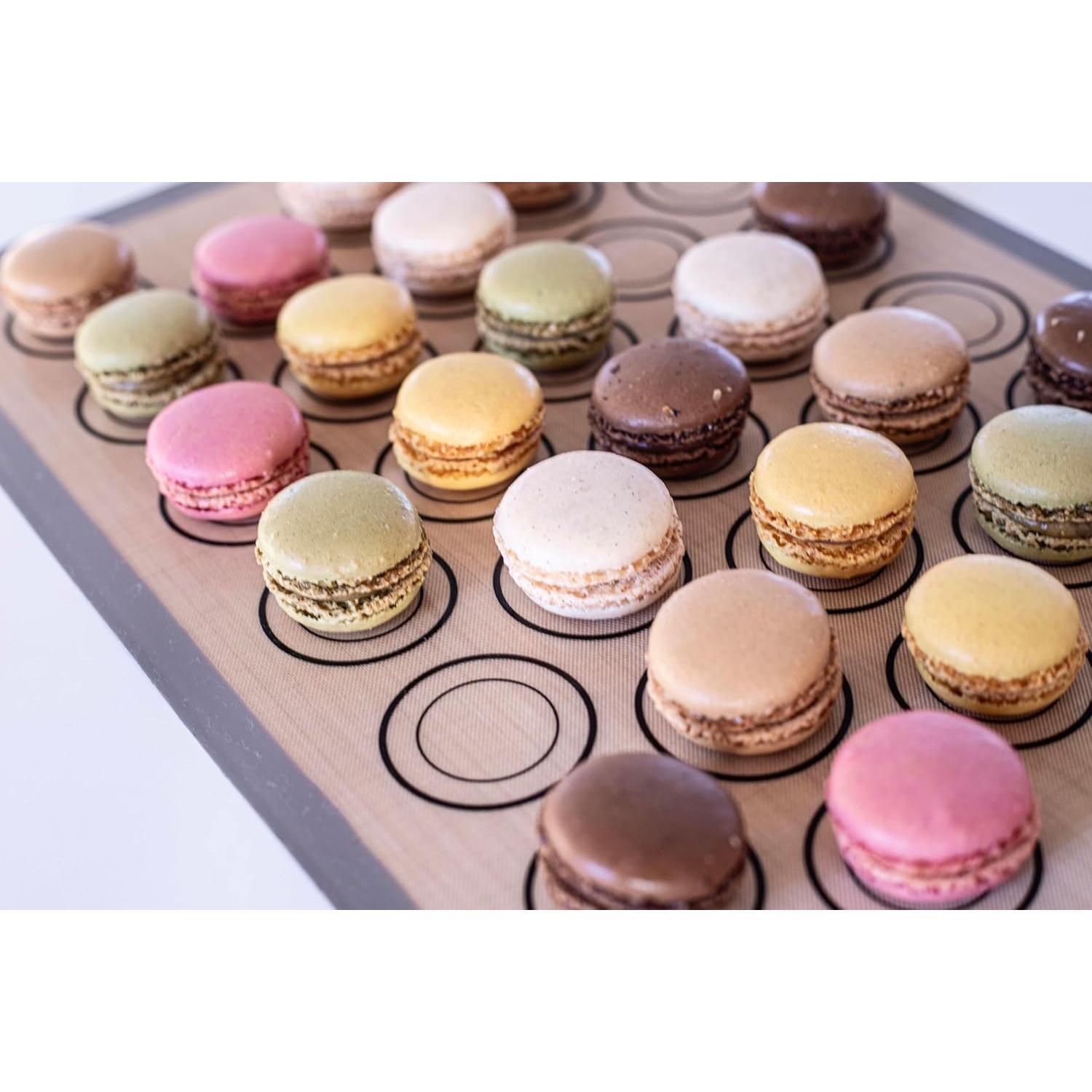 Tapas de Silicona Zethyr Street para Hornear Macarons - 4 Pzas