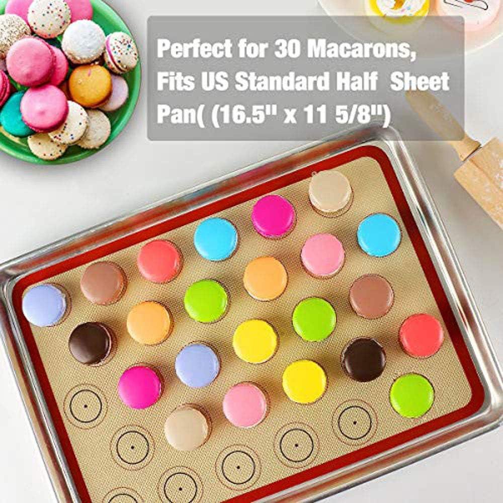 Alfombrilla de Silicona Cook Time para Hornear Macarons - Set de 2