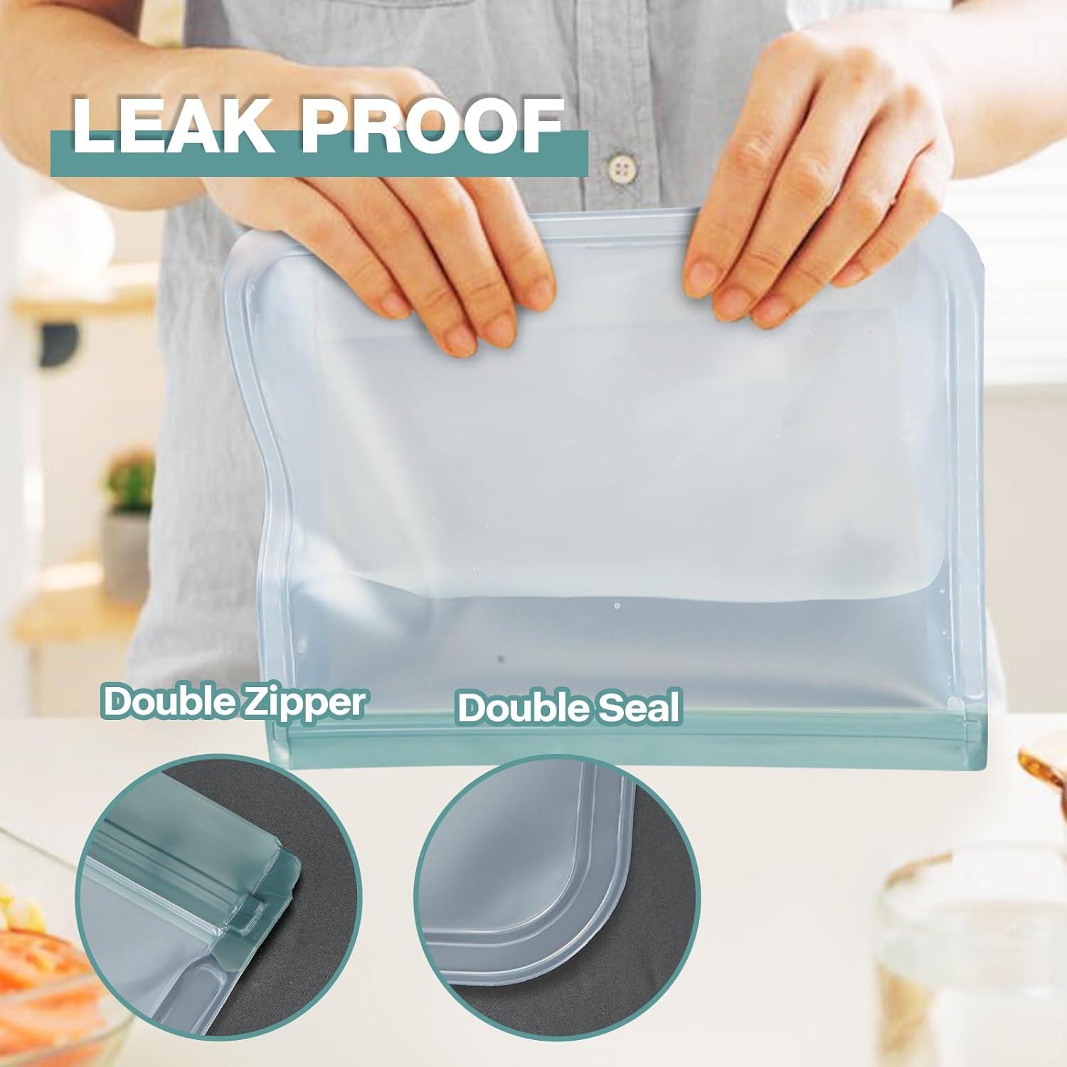 Bolsas de Almacenamiento Reutilizables Shiningwell - 6 Piezas