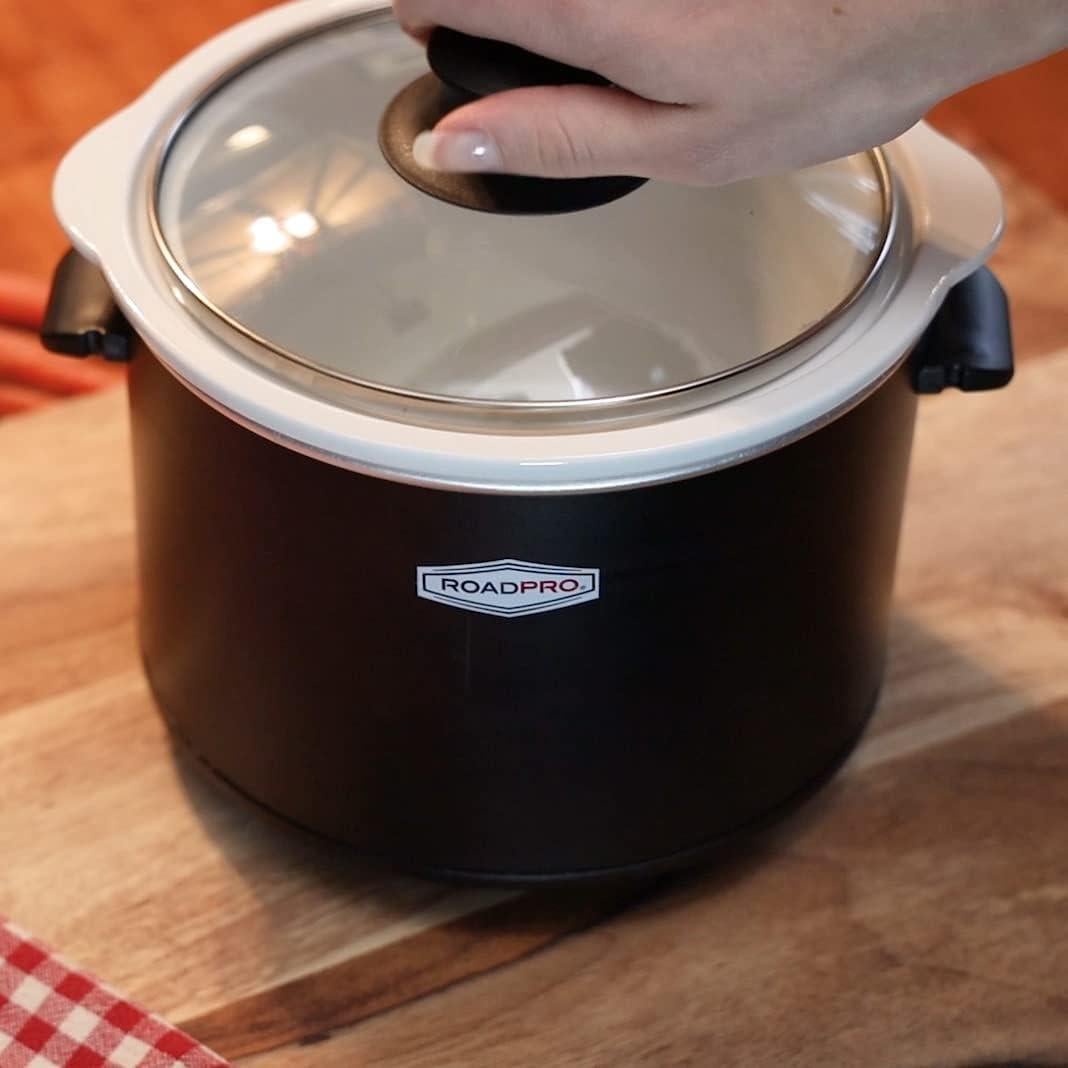 Cocinero Lento RoadPro RPSL-350 1.5L 12V Blanco