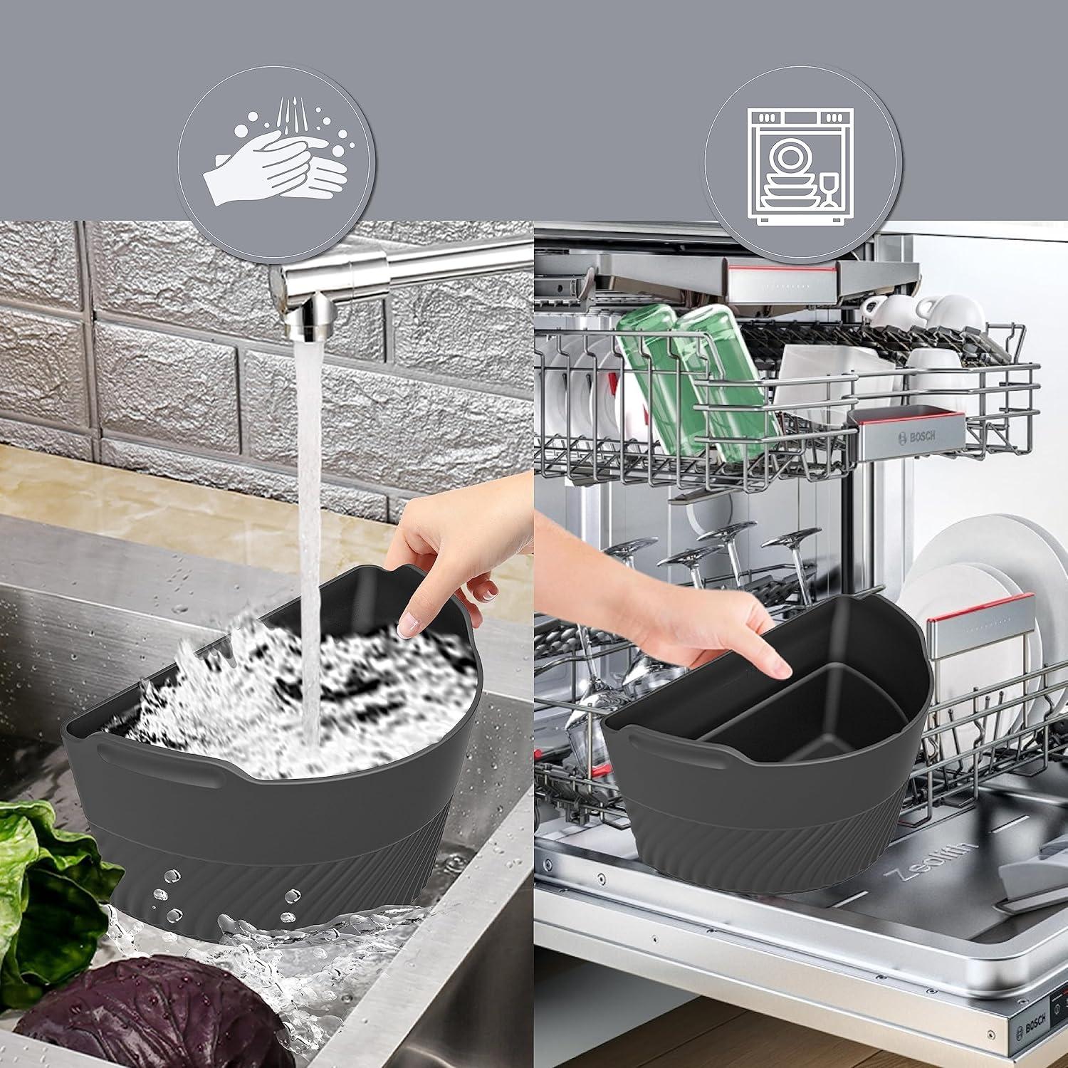 Forros de Silicona TAYDOIBAN para Olla de Cocción Lenta 6-8 QT