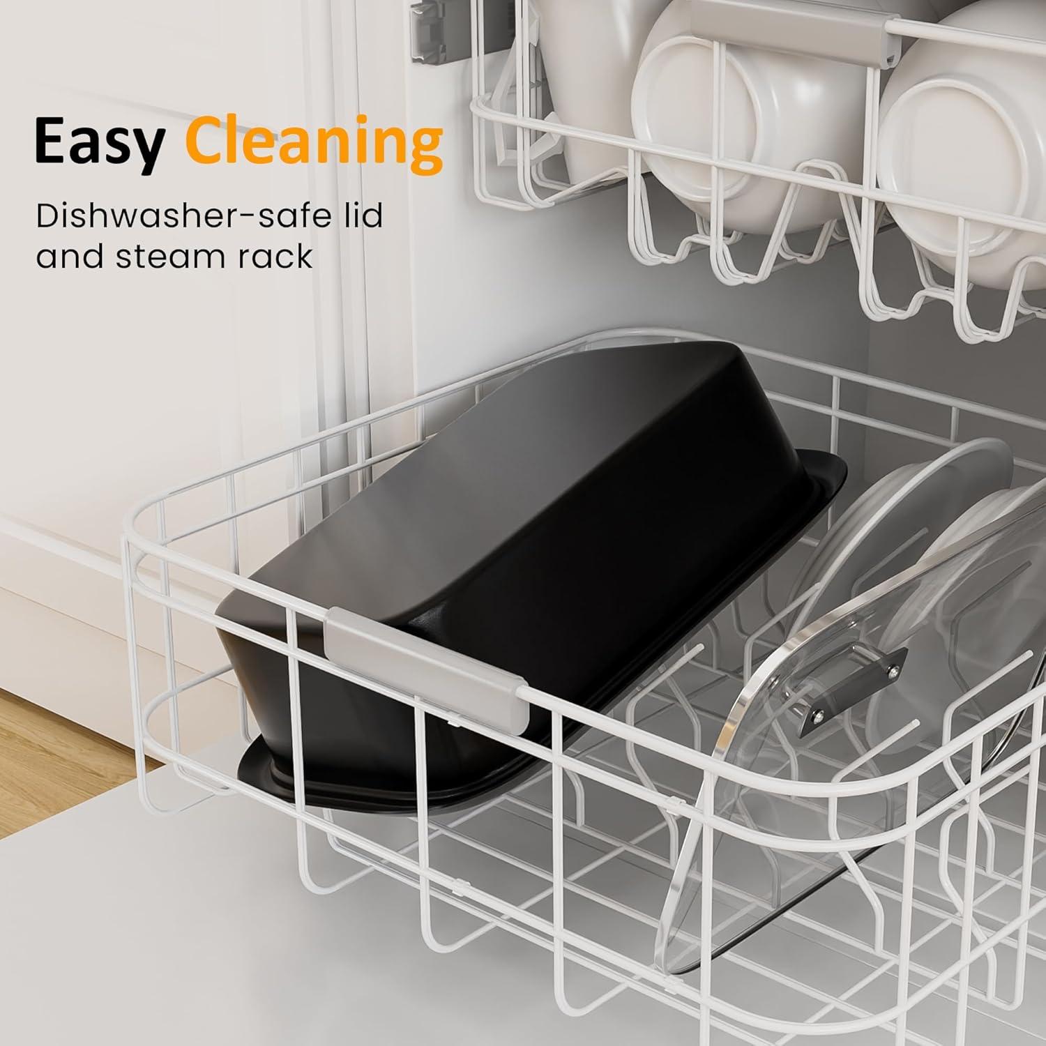 Olla de Cocción Lenta Programable HEYNEMO 8 Cuartos 12-en-1