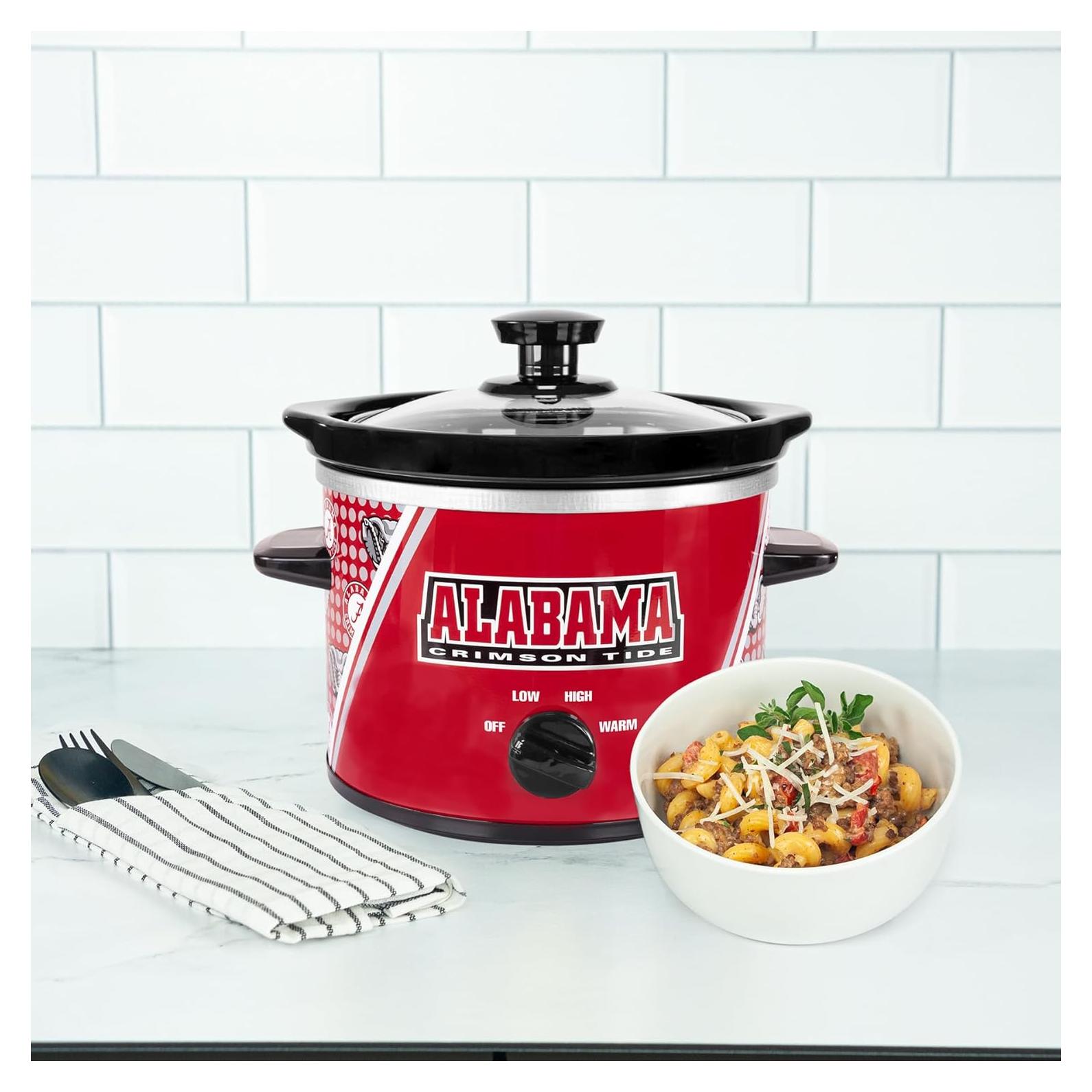 Olla de Cocción Lenta 2qt Uncanny Brands Alabama Crimson Tide