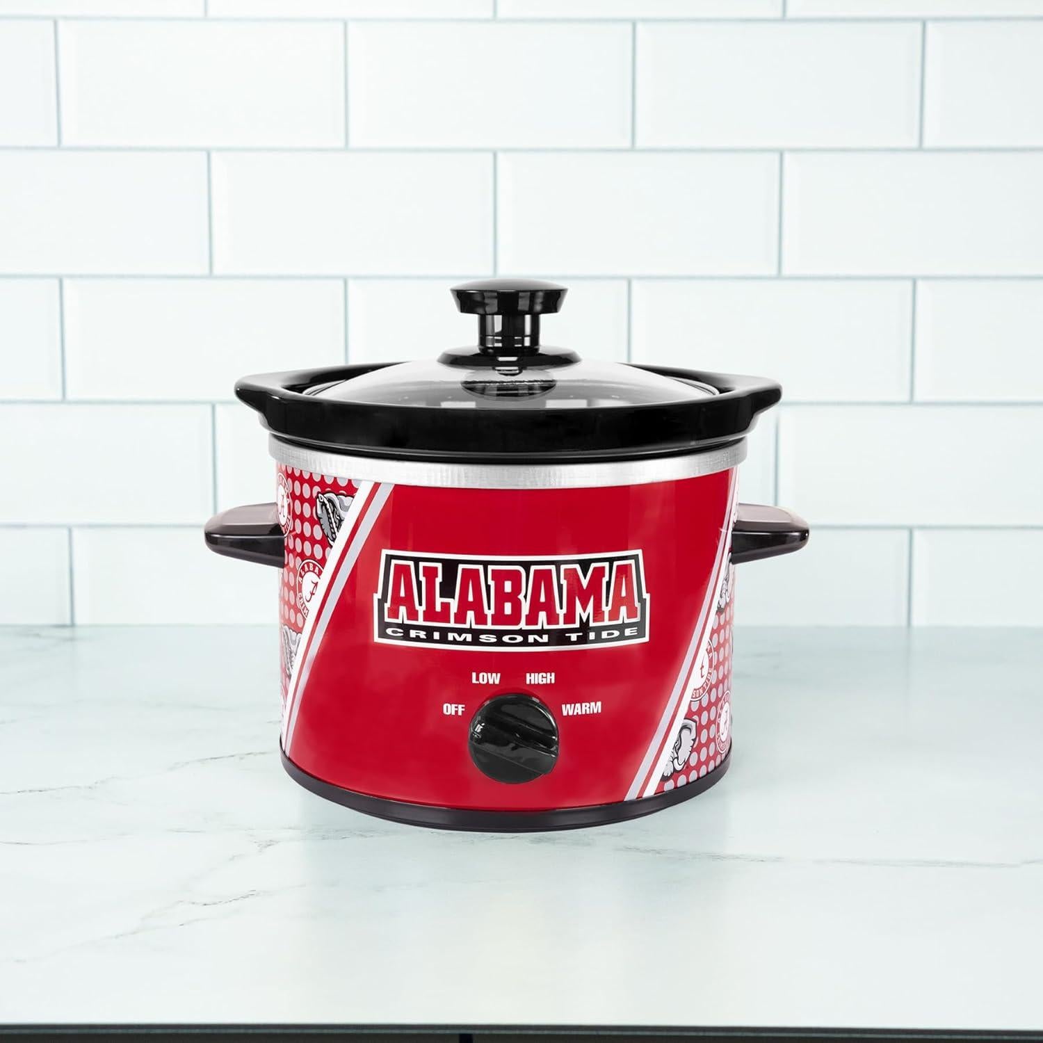 Olla de Cocción Lenta 2qt Uncanny Brands Alabama Crimson Tide