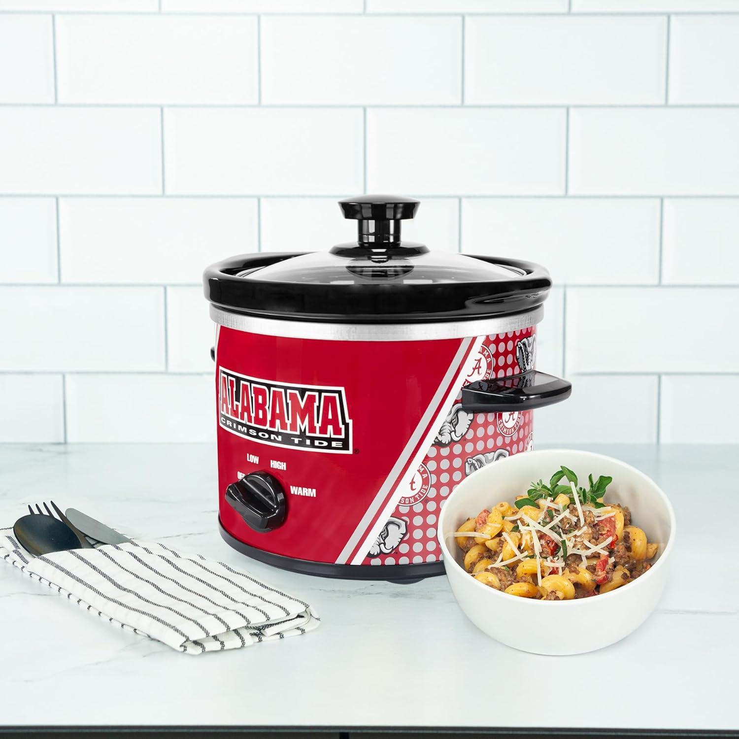 Olla de Cocción Lenta 2qt Uncanny Brands Alabama Crimson Tide