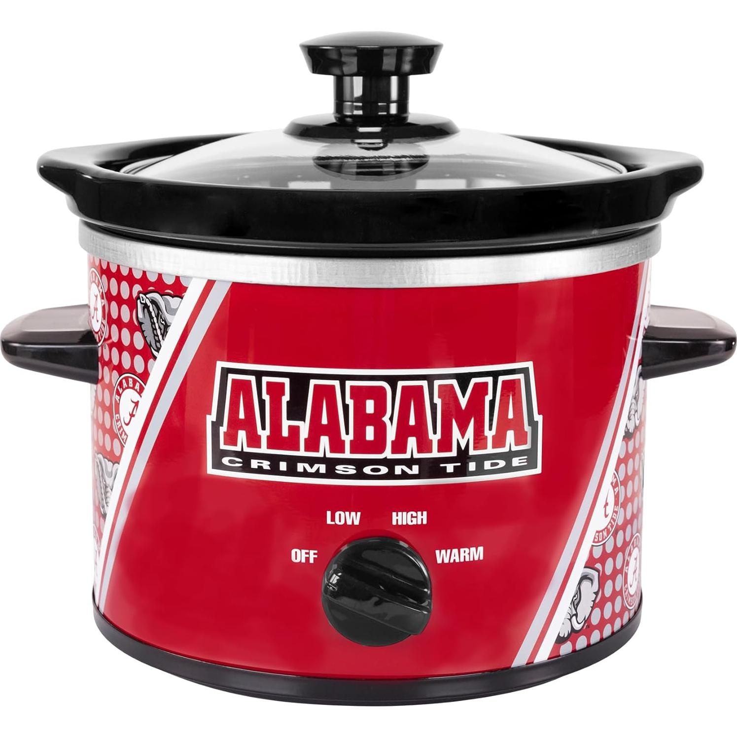 Olla de Cocción Lenta 2qt Uncanny Brands Alabama Crimson Tide