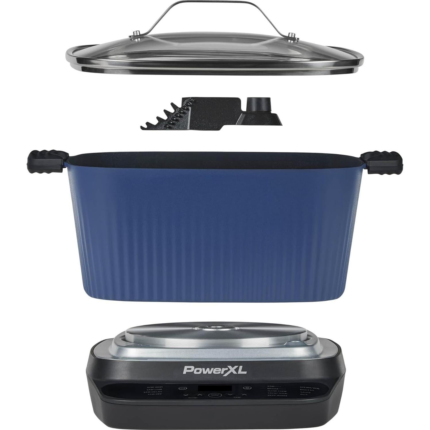 Olla Multiusos Digital PowerXL 7.5L Azul Medianoche 9 en 1