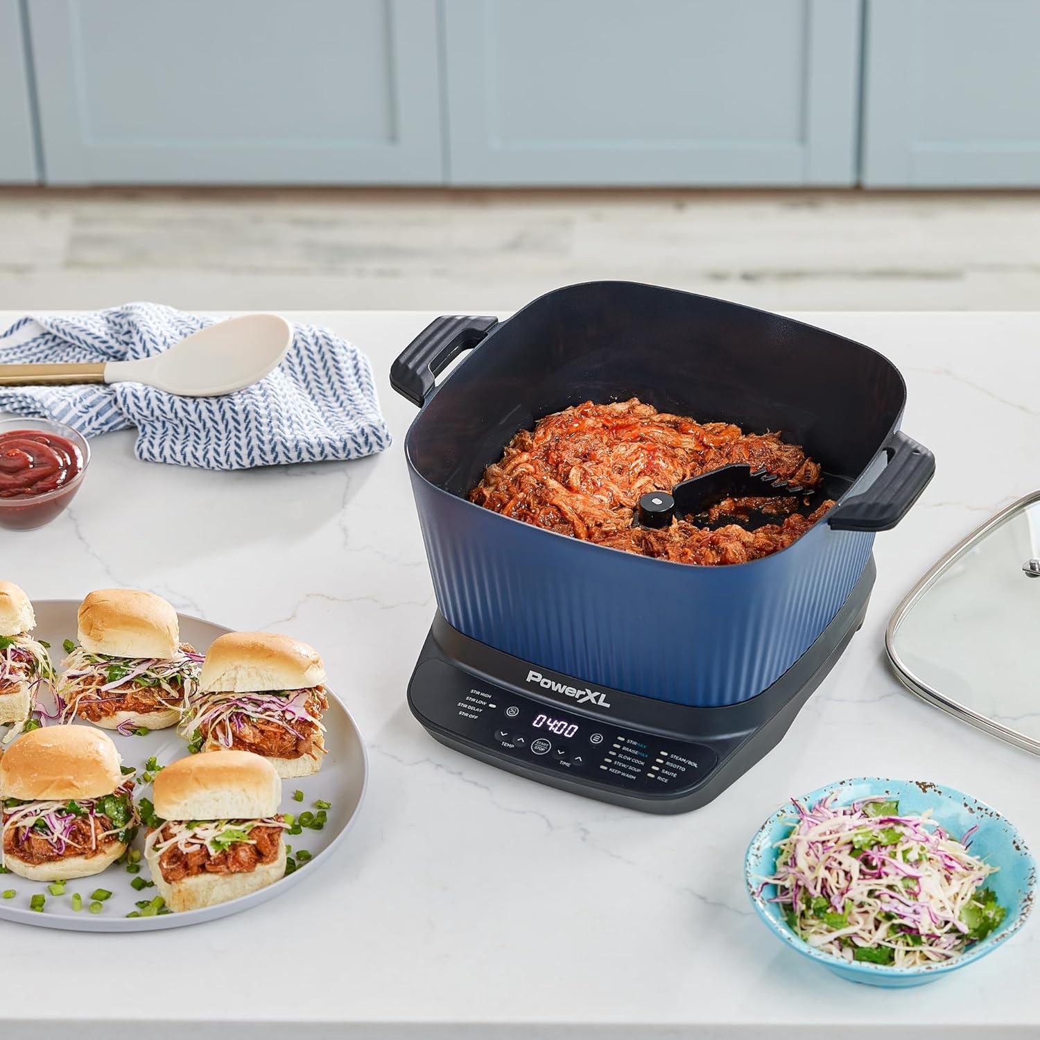 Olla Multiusos Digital PowerXL 7.5L Azul Medianoche 9 en 1