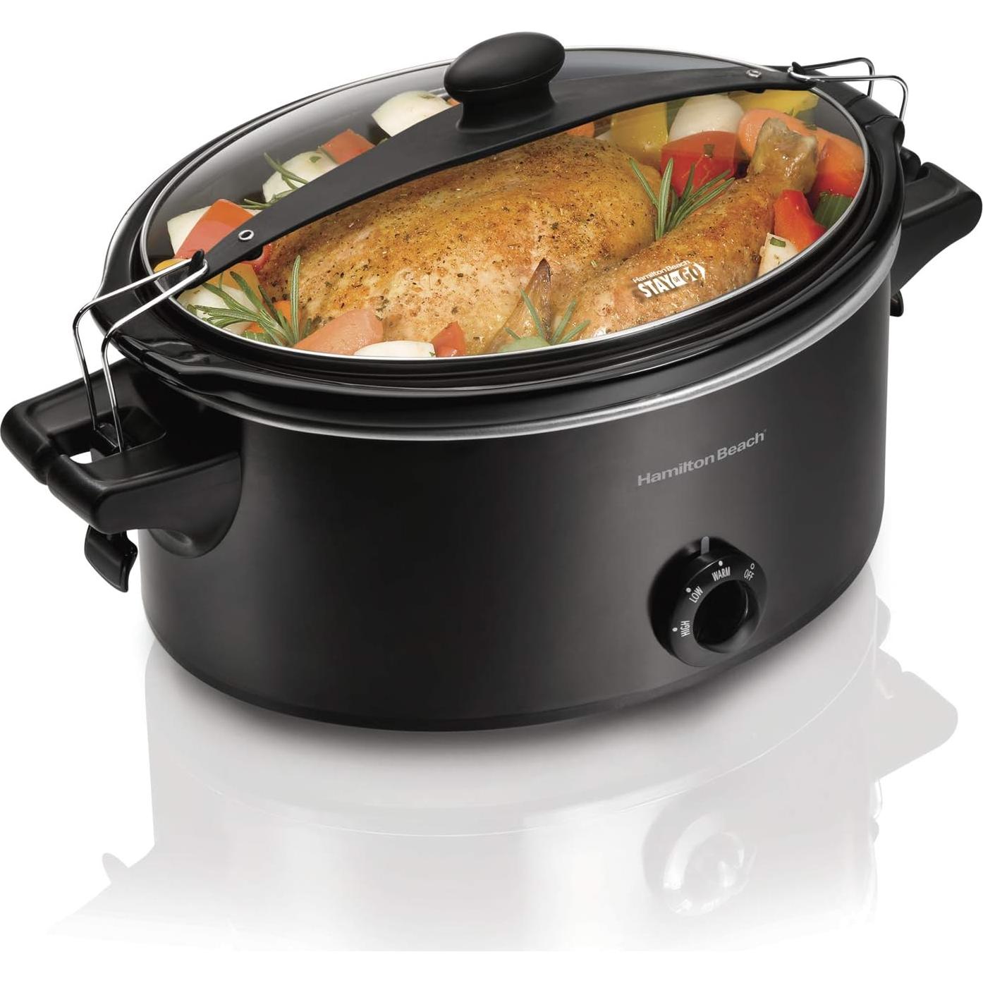 Olla de Cocción Lenta Hamilton Beach 6 Cuartos + Bolsa Viaje