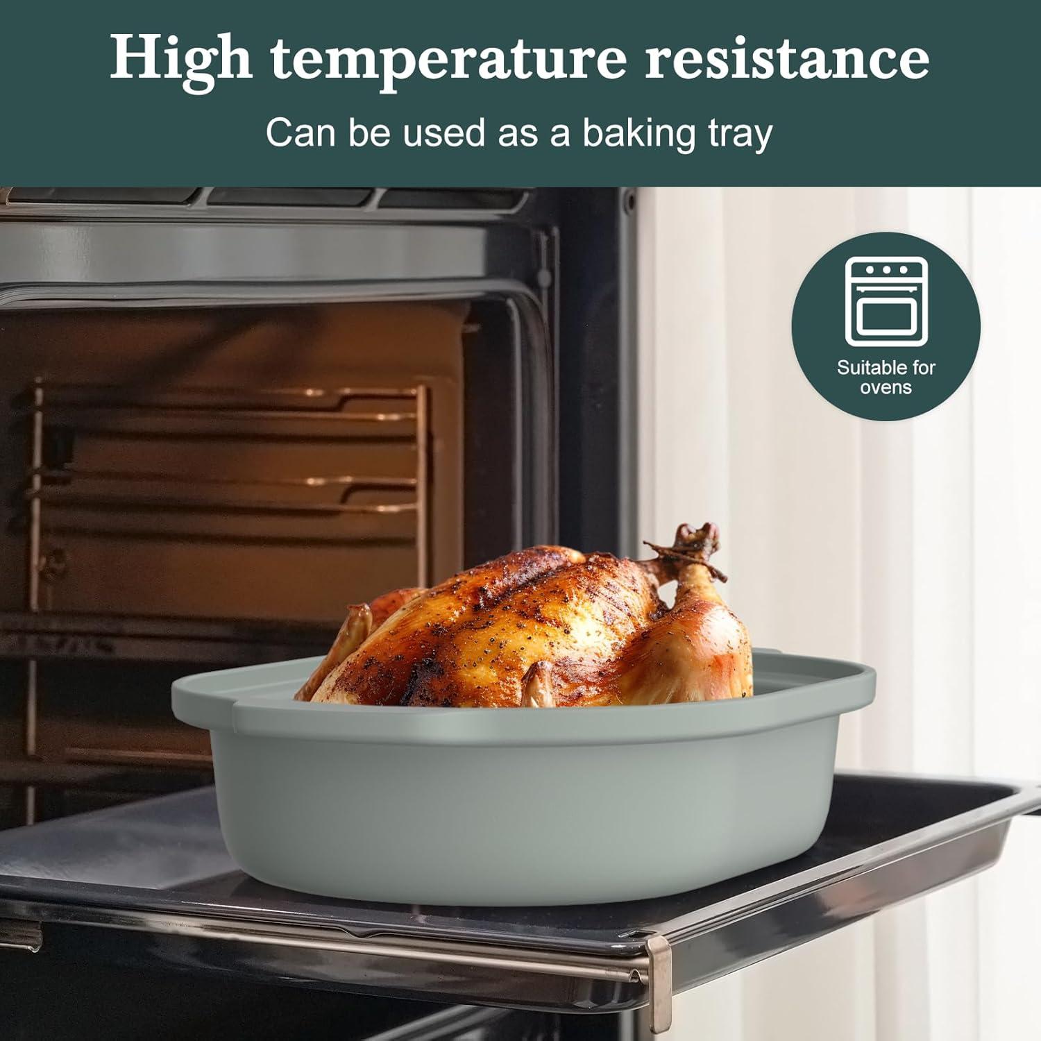 Olla de barro multi-cocina MAGNIFIQUE 4QT 8 en 1 Oliva