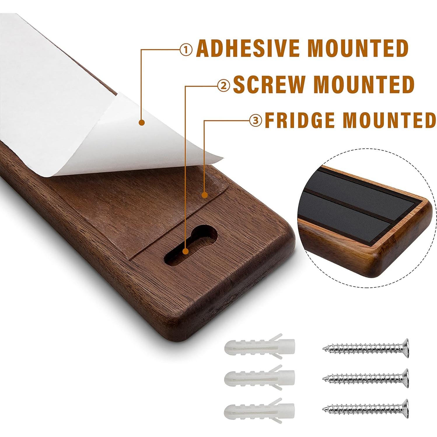 Soporte Magnético para Cuchillos HOSHANHO 40 cm Madera Acacia