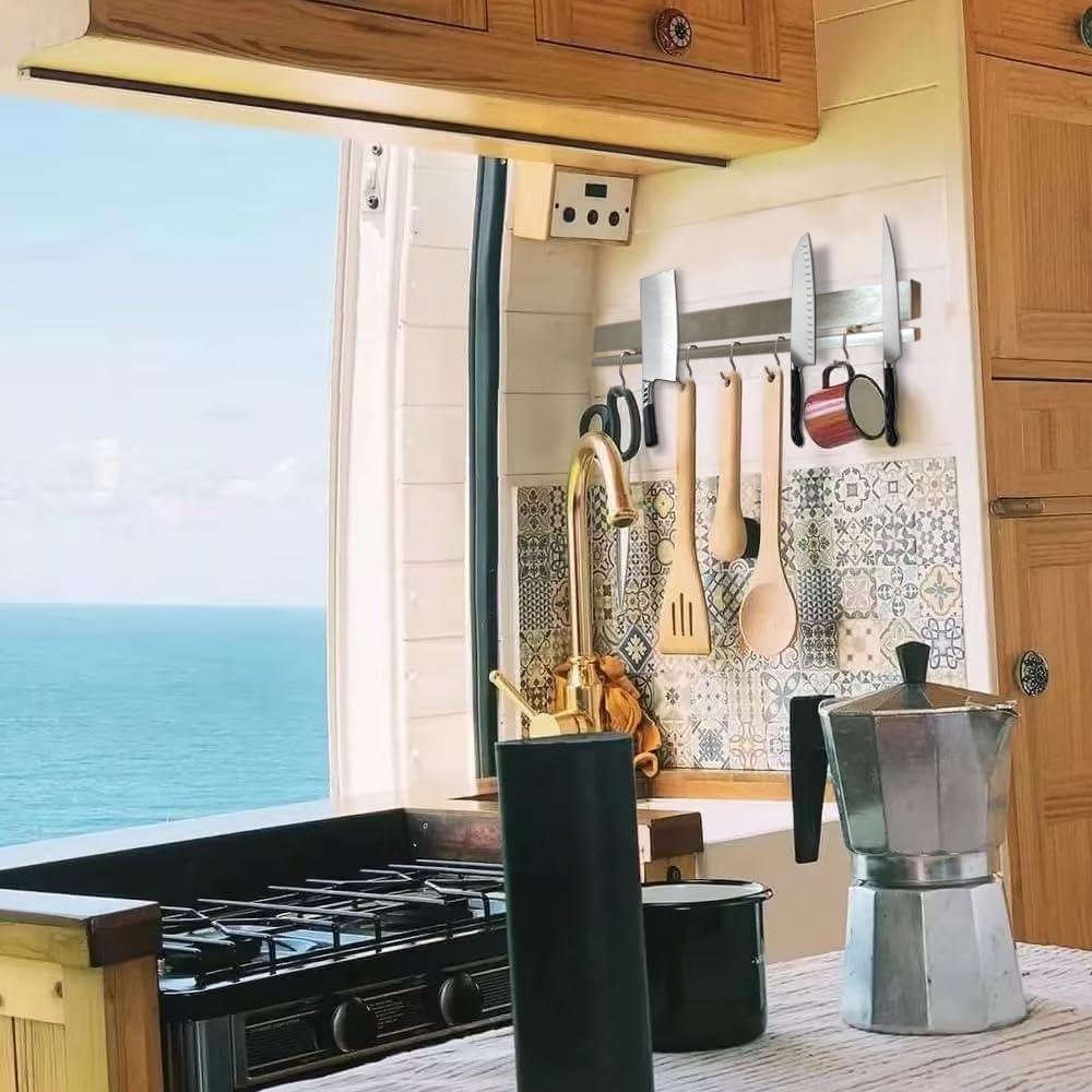 Soporte Magnético para Cuchillos YIIYIIN 30.48 cm Acero Inoxidable