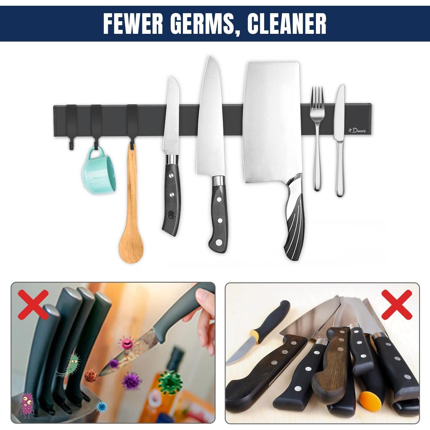 Soporte Magnético para Cuchillos Dmore 40cm Acero Inoxidable