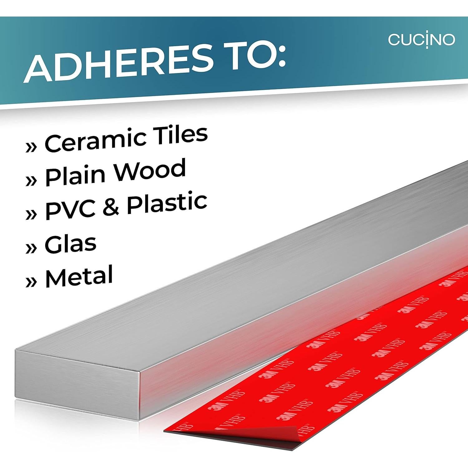 Soporte Magnético para Cuchillos CUCINO 40.64 cm Acero Inoxidable