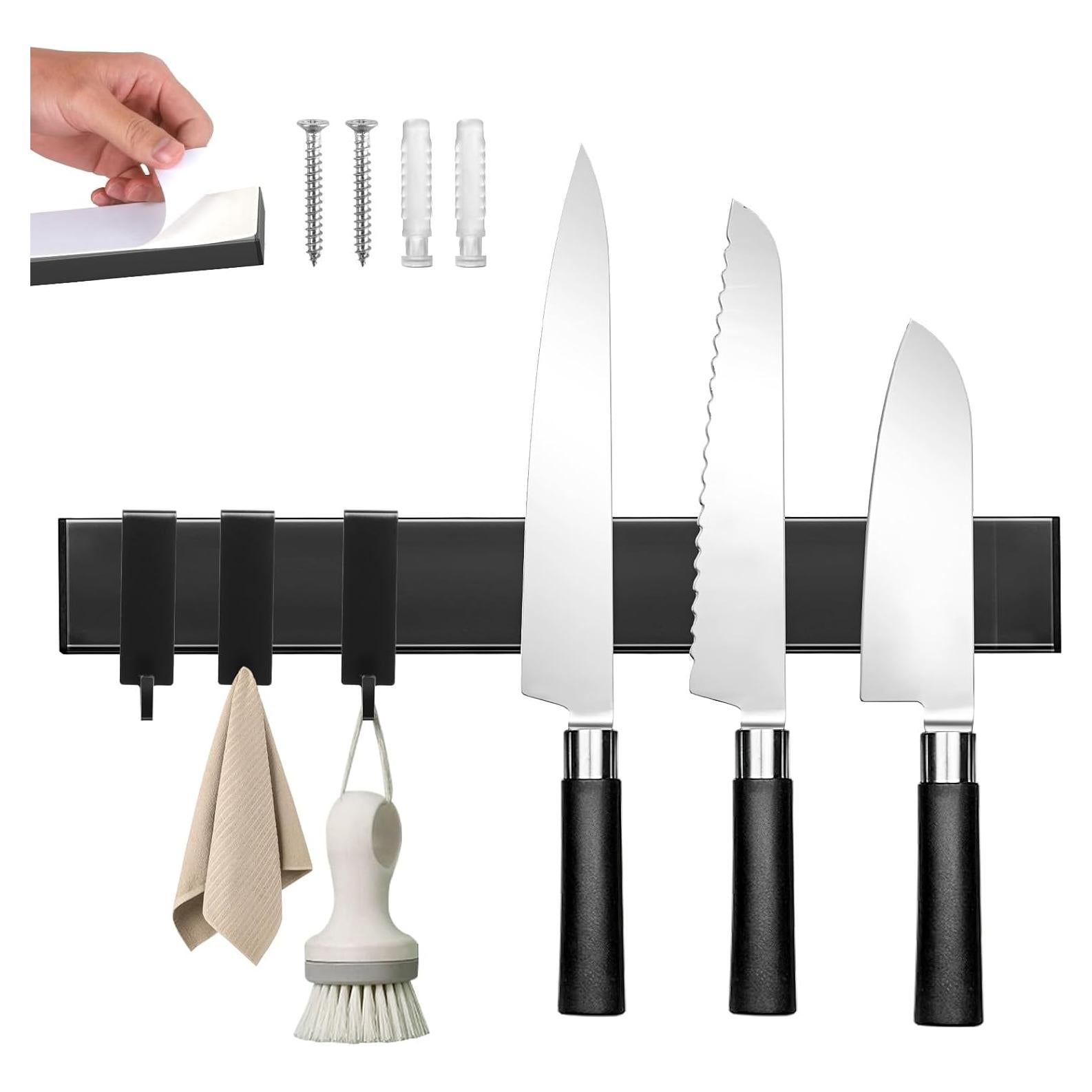 Soporte Magnético para Cuchillos HEREOF 25.4 cm Acero Inoxidable