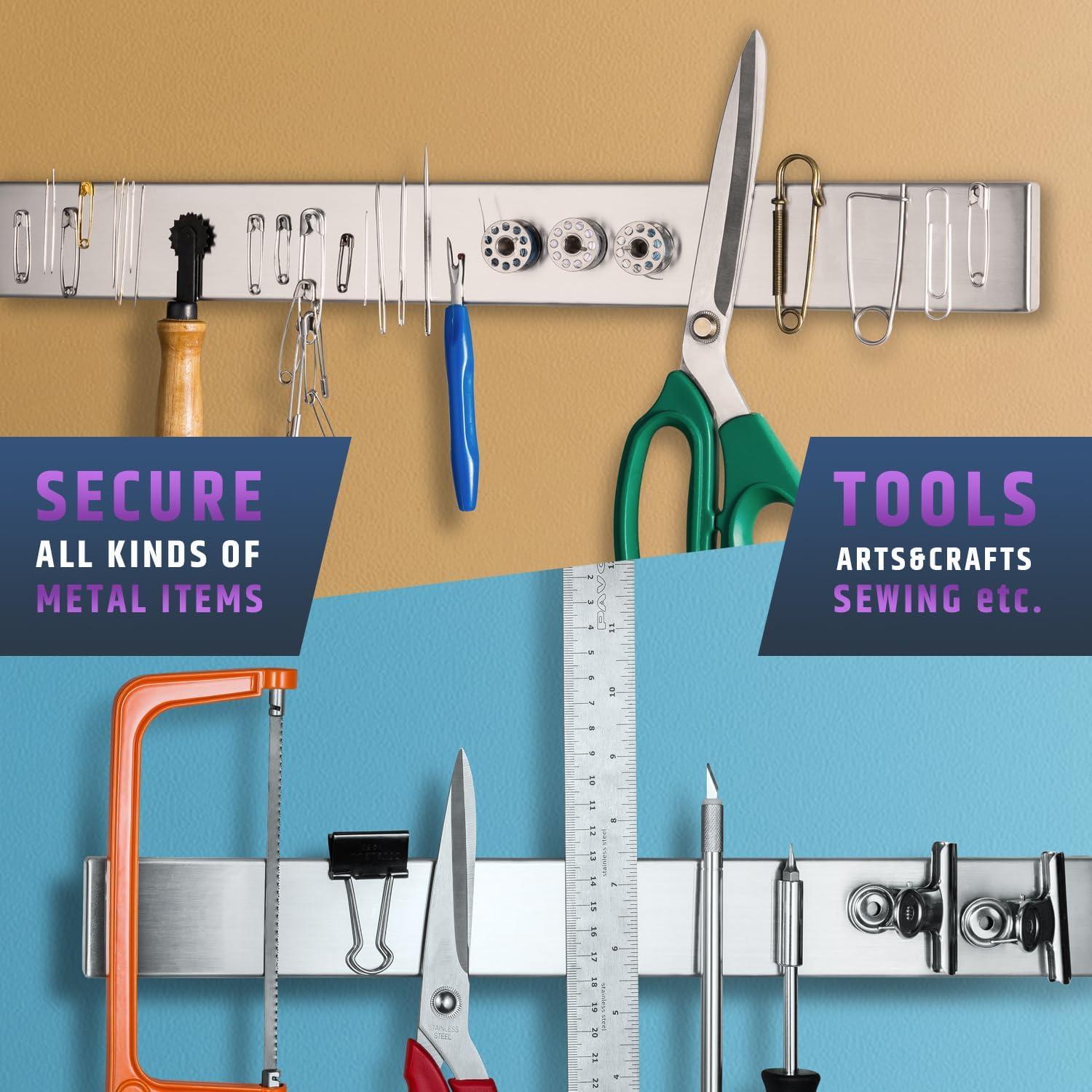 Soporte Magnético para Cuchillos HMmagnets 61 cm Acero Inoxidable