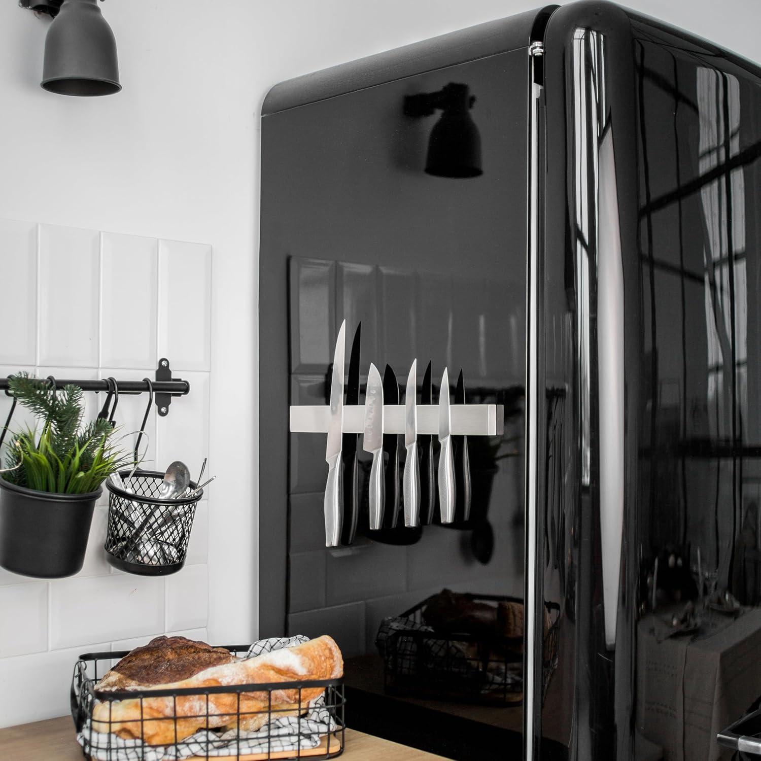 Soporte Magnético para Cuchillos Hamletoff 40.64 cm Acero Inoxidable