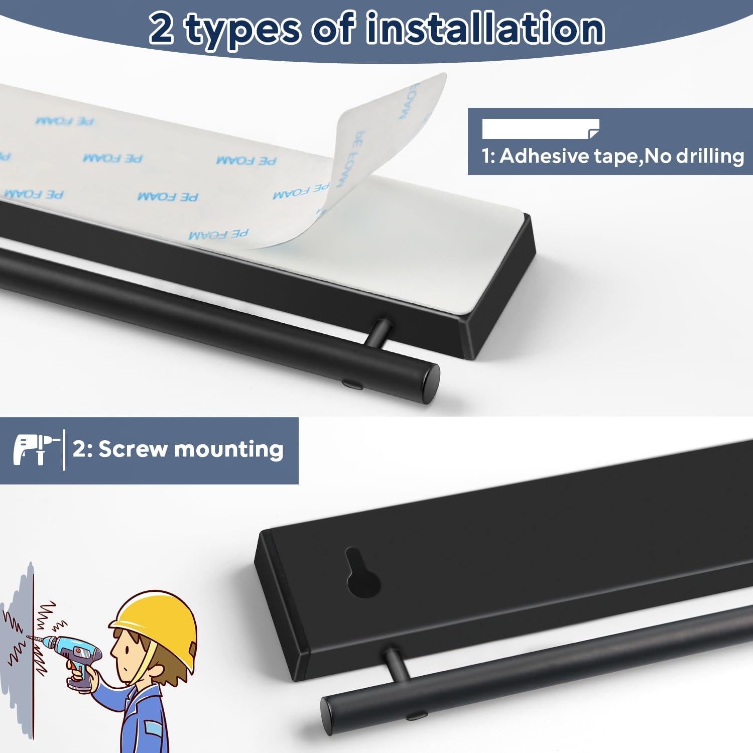 Soporte Magnético para Cuchillos Pailexin 43 cm con Ganchos