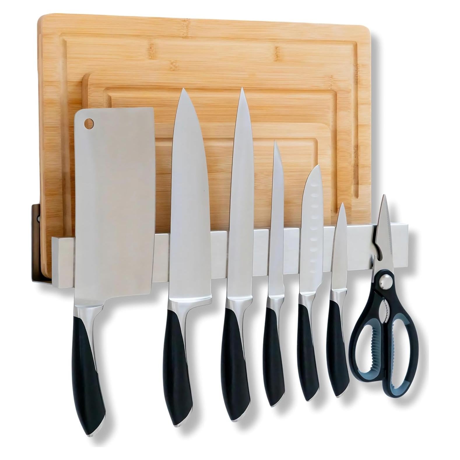 Soporte Magnético para Cuchillos y Tabla de Cortar Demi's Home 40 cm