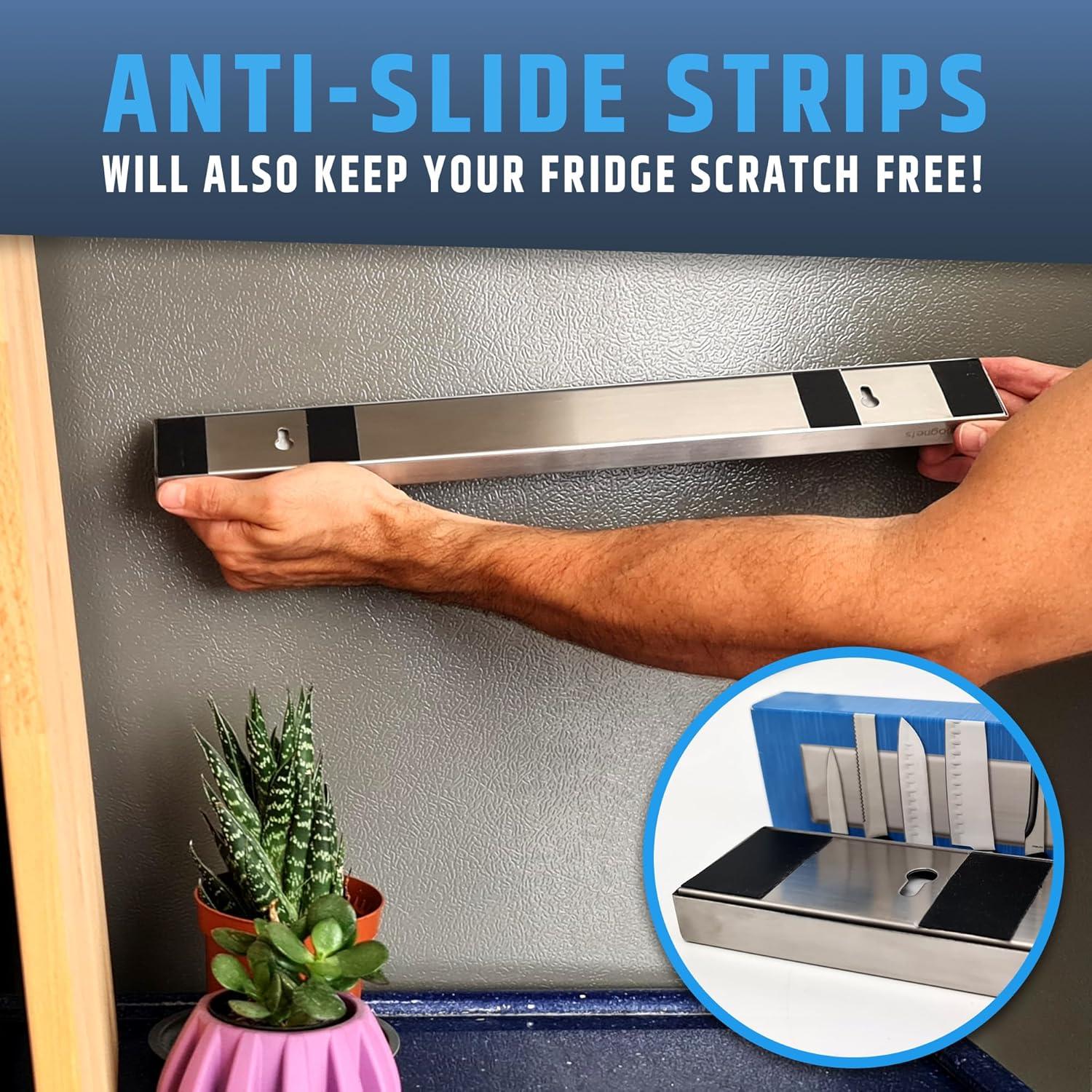 Soporte Magnético para Cuchillos HMmagnets 43 cm Acero Inoxidable