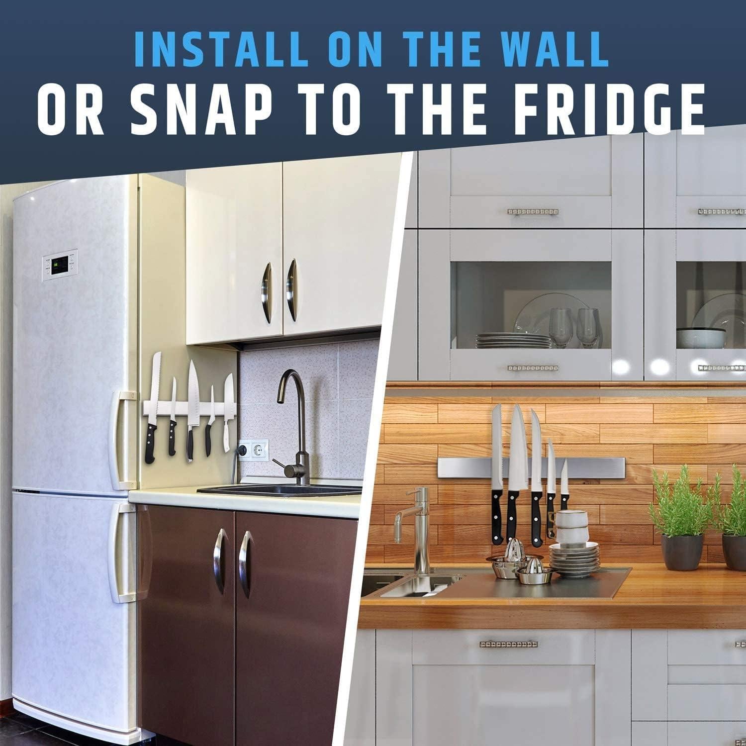 Soporte Magnético para Cuchillos HMmagnets 43 cm Acero Inoxidable