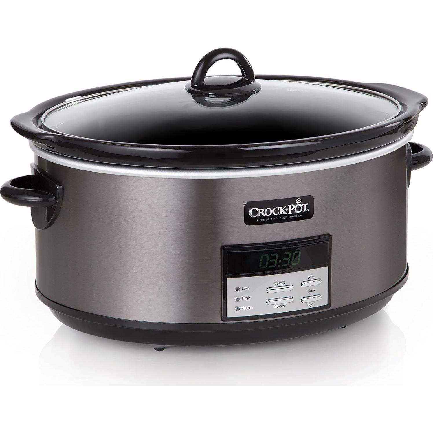 Crock-Pot Olla de Cocción Lenta 8 Cuartos + Manual 7 Cuartos
