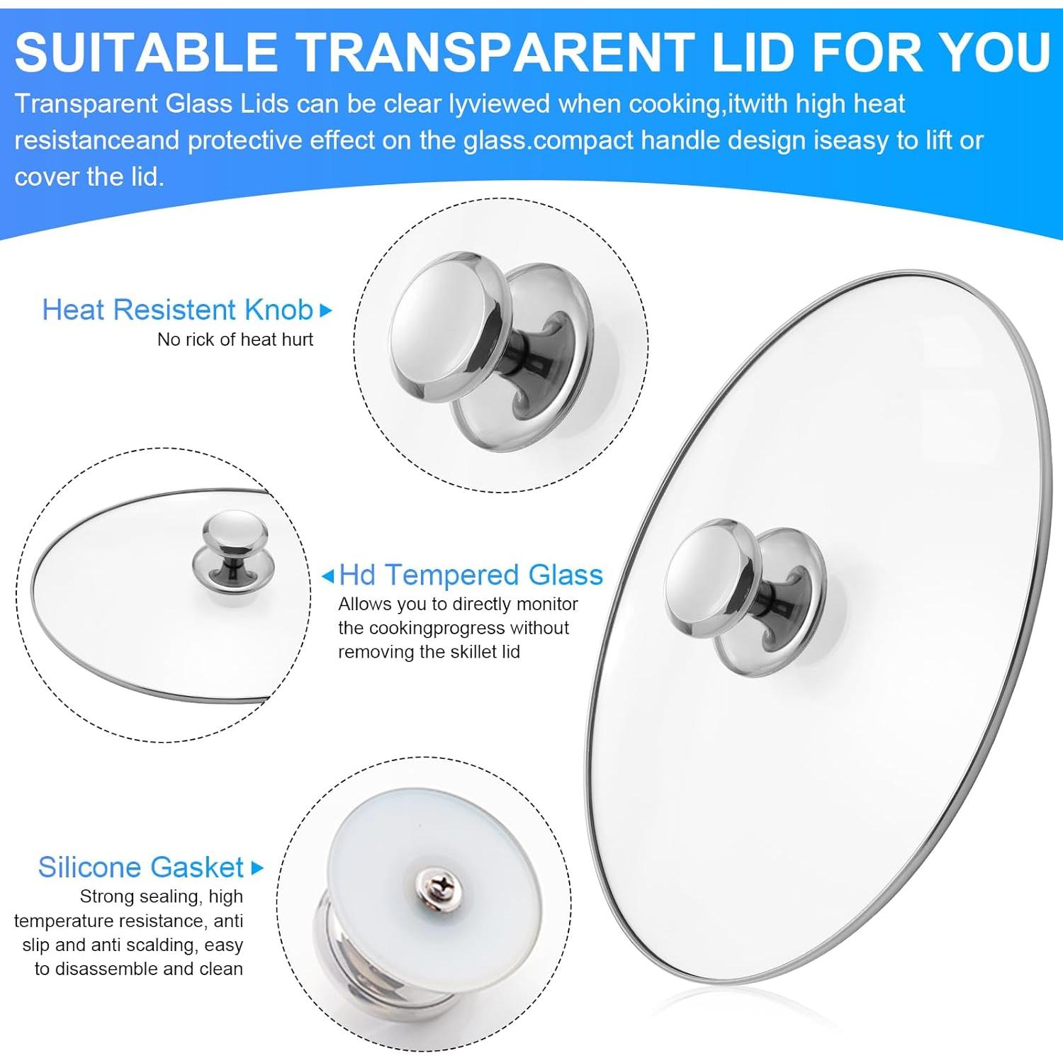 Tapa de vidrio ovalada 7QT SUKABU para olla lenta SCV700