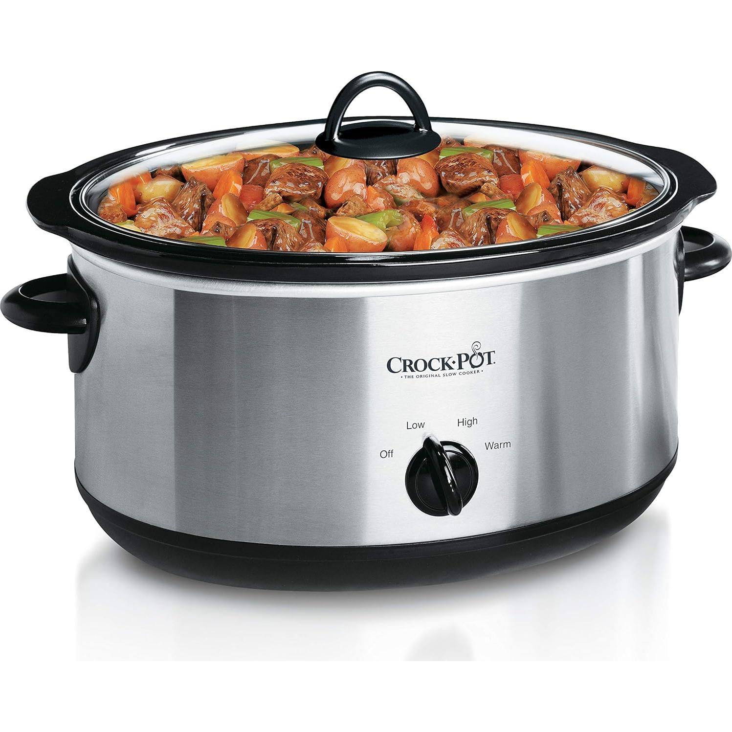 Cajita Almuerzo Eléctrica Crock-Pot 20 oz Azul + Olla 7 Qt