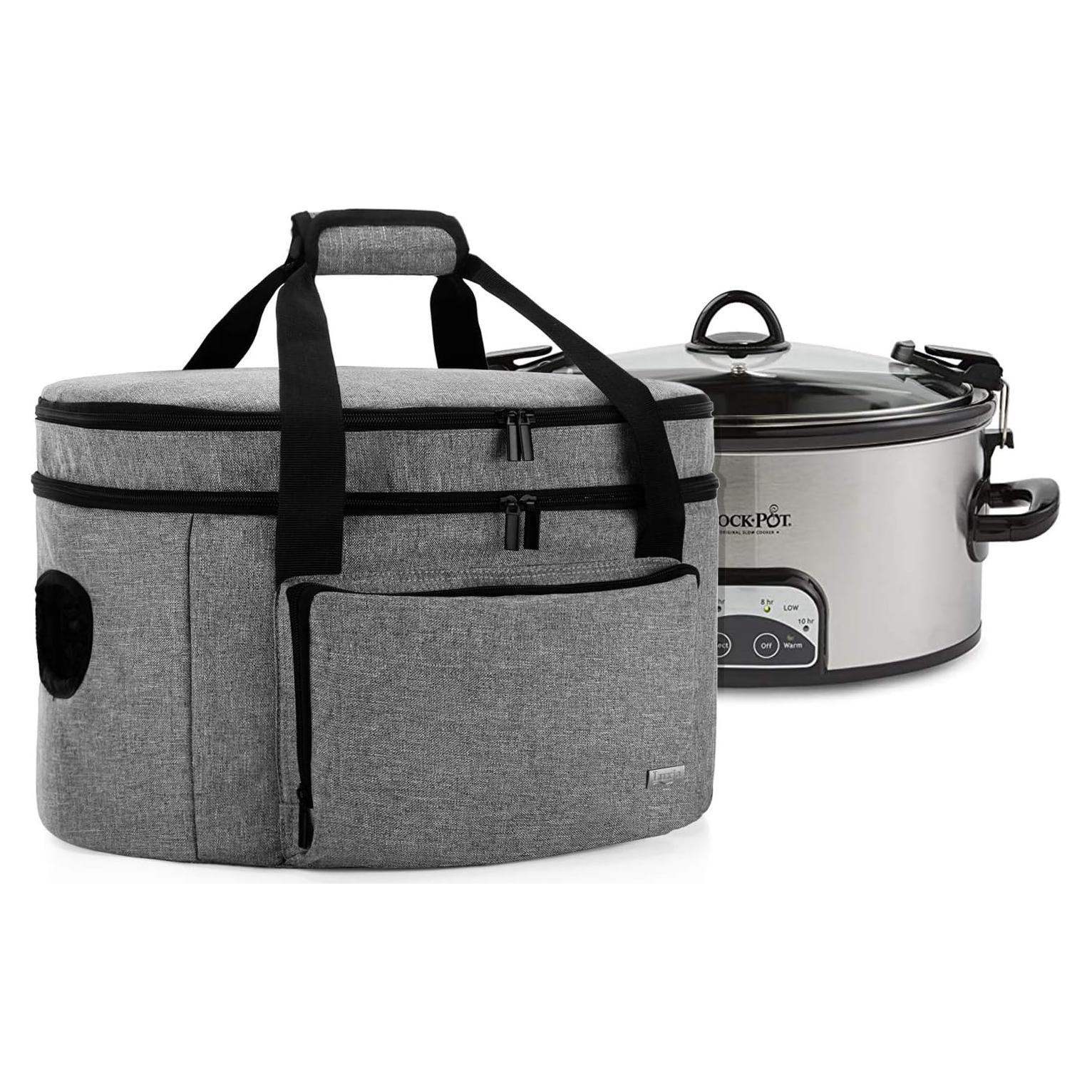 Bolsa de transporte para olla de cocción lenta LUXJA 6-8 qt