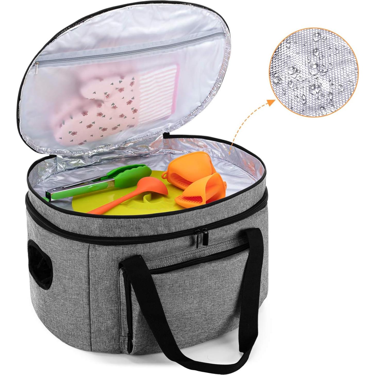 Bolsa de transporte para olla de cocción lenta LUXJA 6-8 qt