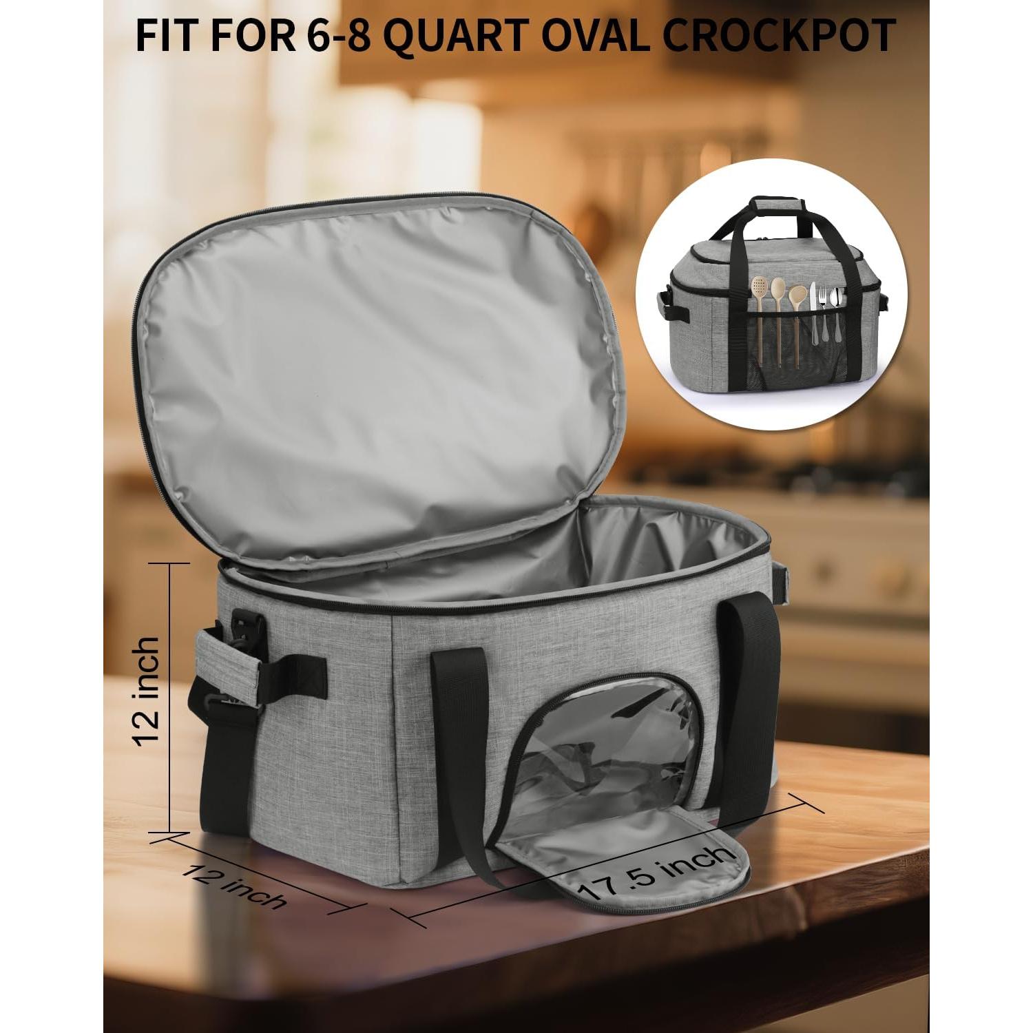 Bolsa de Transporte DD DEVILLI para Olla de Cocción Lenta 6-8qt