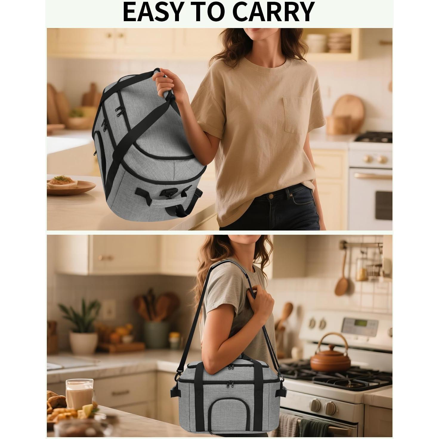 Bolsa de Transporte DD DEVILLI para Olla de Cocción Lenta 6-8qt