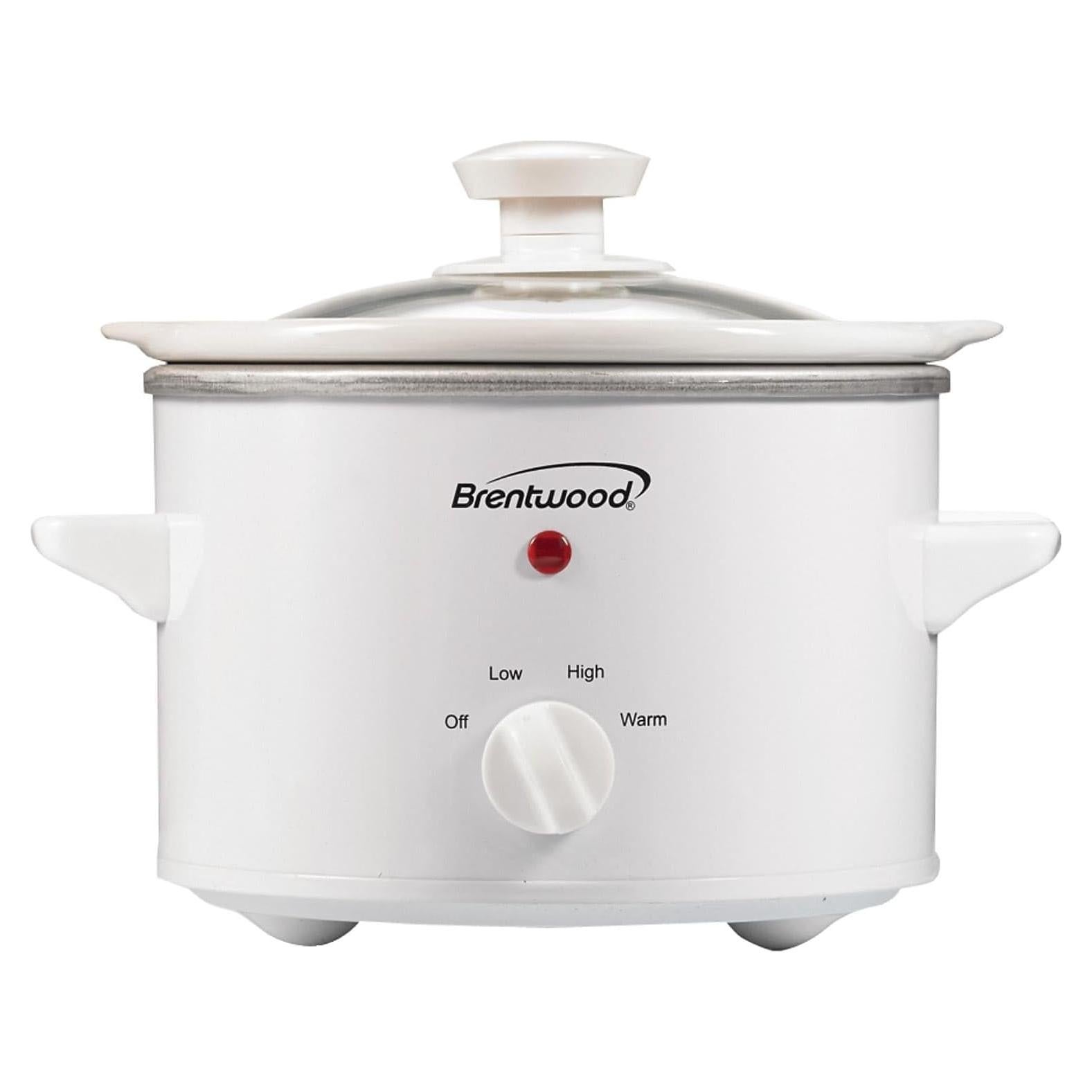 Cocina Lenta Brentwood SC-115W, 1.42 Litros, Blanco