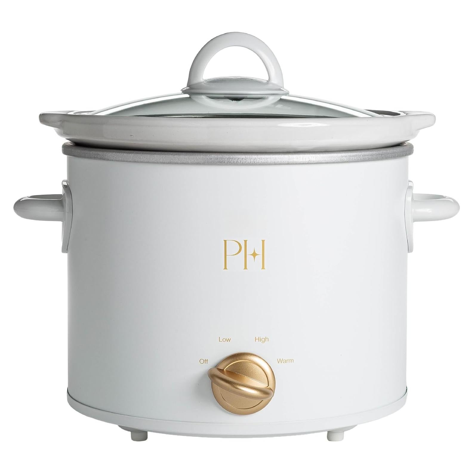 Olla de Cocción Lenta Manual Paris Hilton 3.3L Blanca
