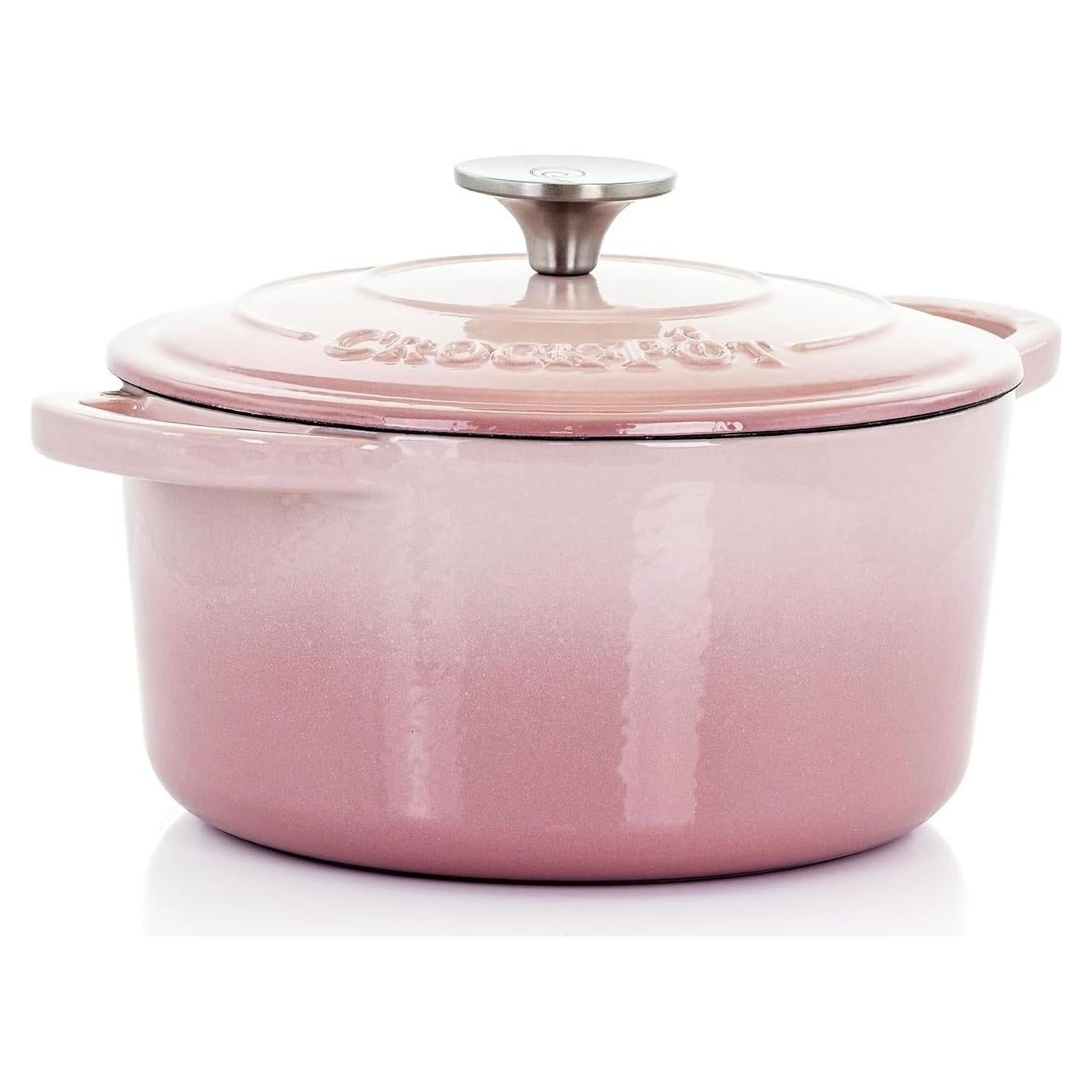 Olla de Hierro Fundido Enameled Crock-Pot 2.84L Rosa Blush