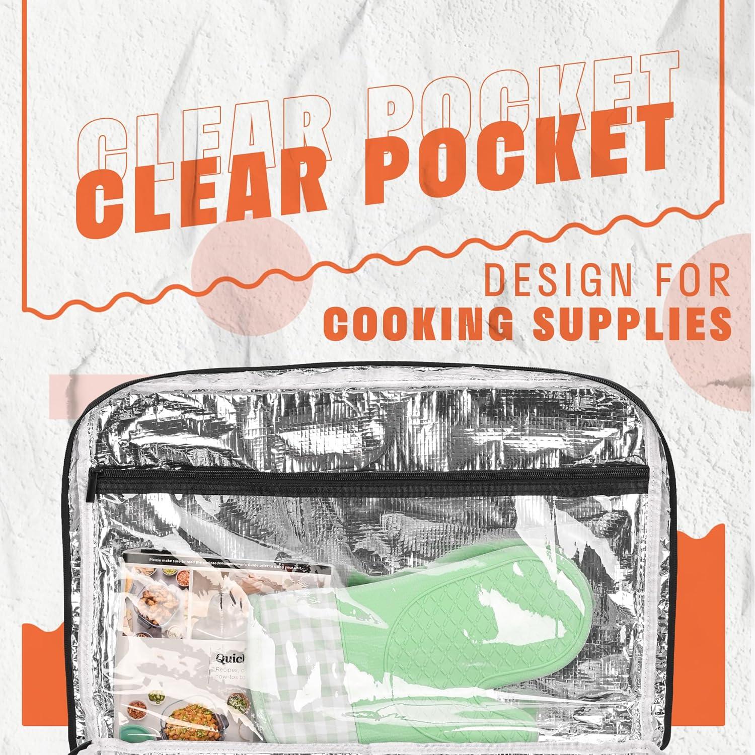 Bolsa de Transporte Aislada FURIMETY para Ninja Foodi 8.5 Qt