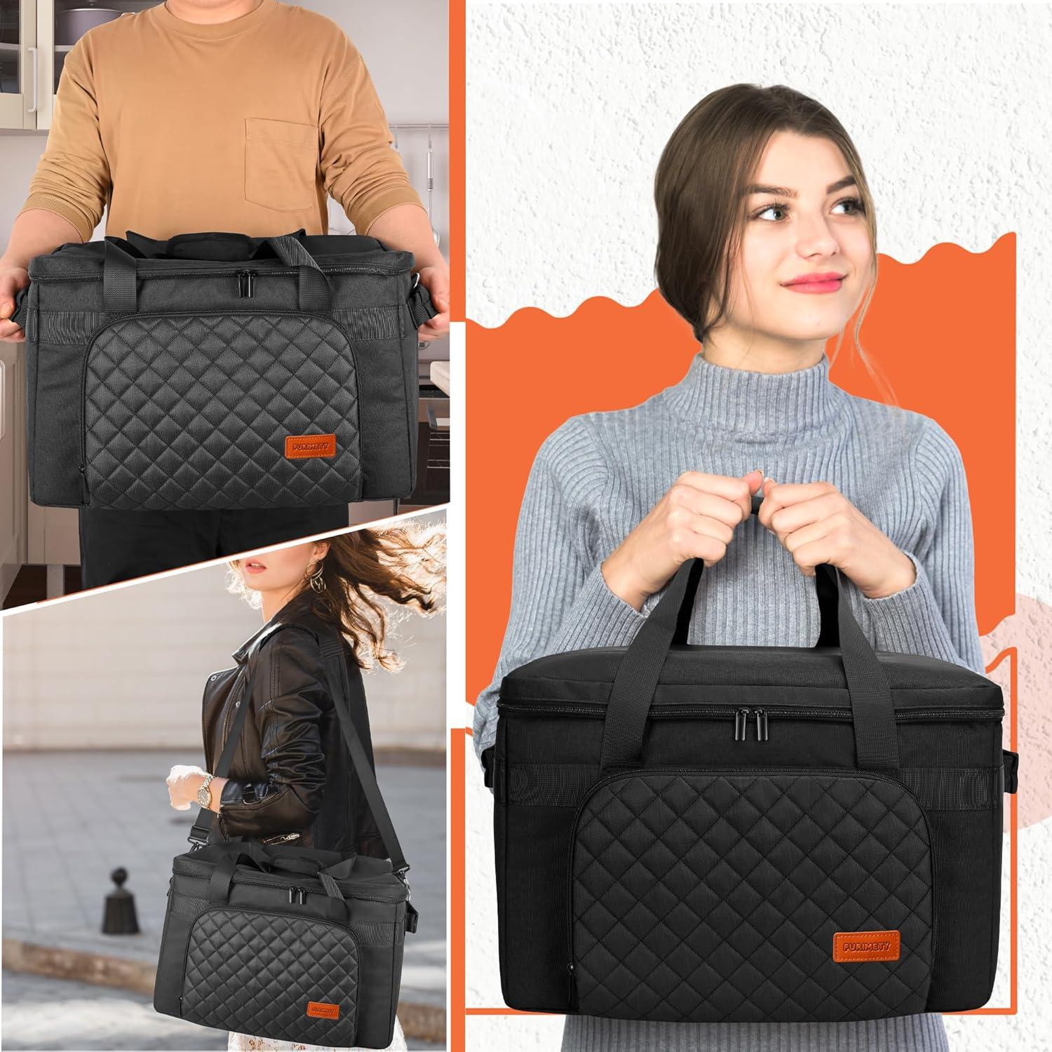 Bolsa de Transporte Aislada FURIMETY para Ninja Foodi 8.5 Qt