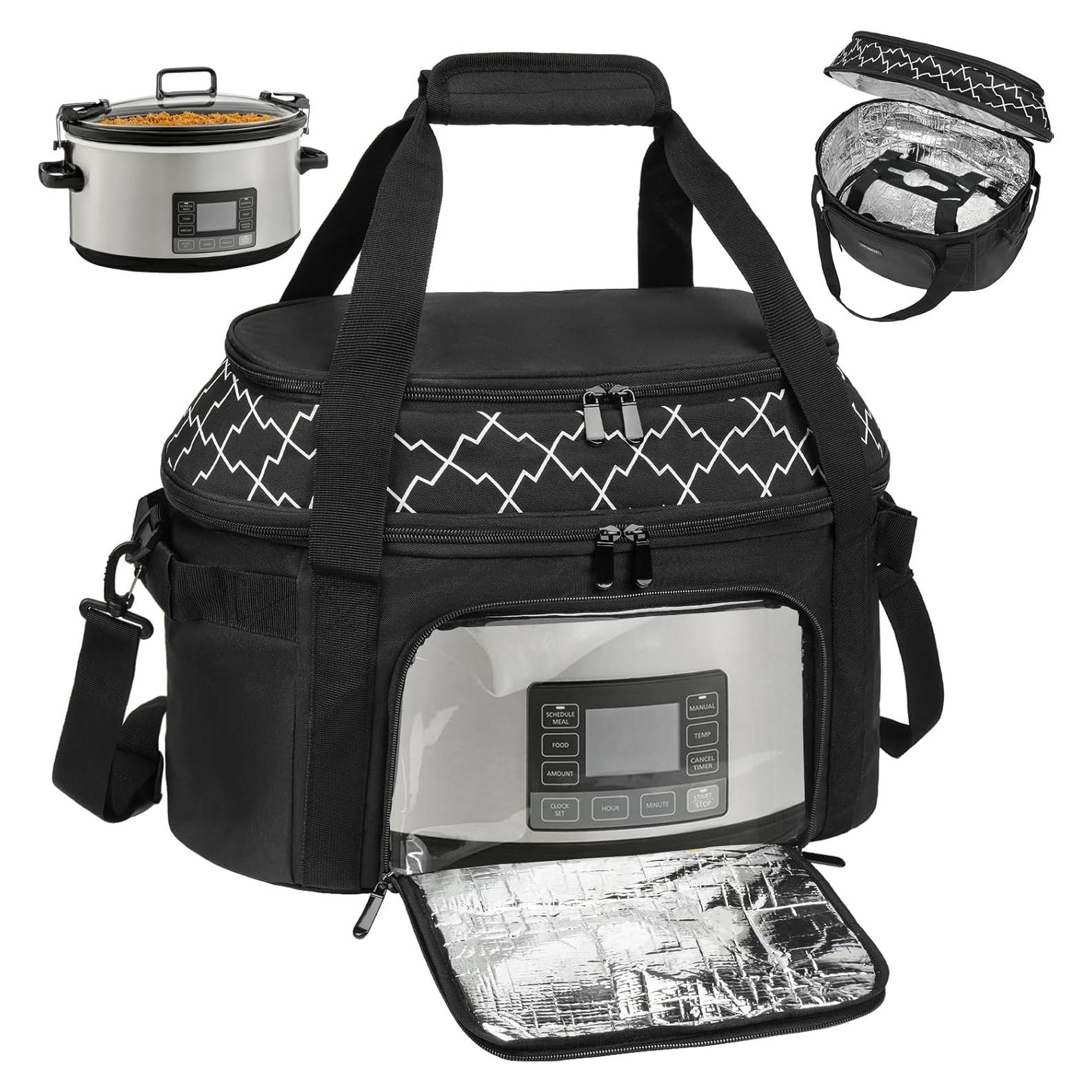 Bolsa de Transporte Aislante para Olla de Cocción Lenta 6-8 Qt