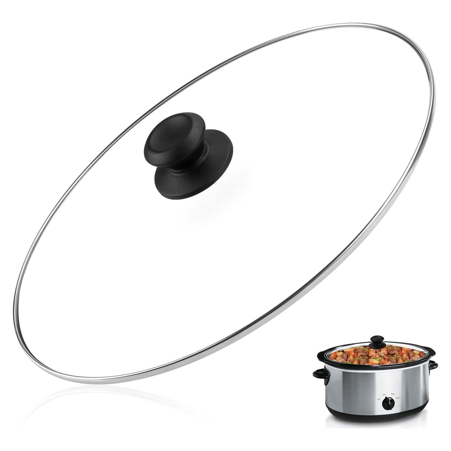 Tapa Ovalada de Vidrio CHAR YONG para Olla de Cocción Lenta 8 QT