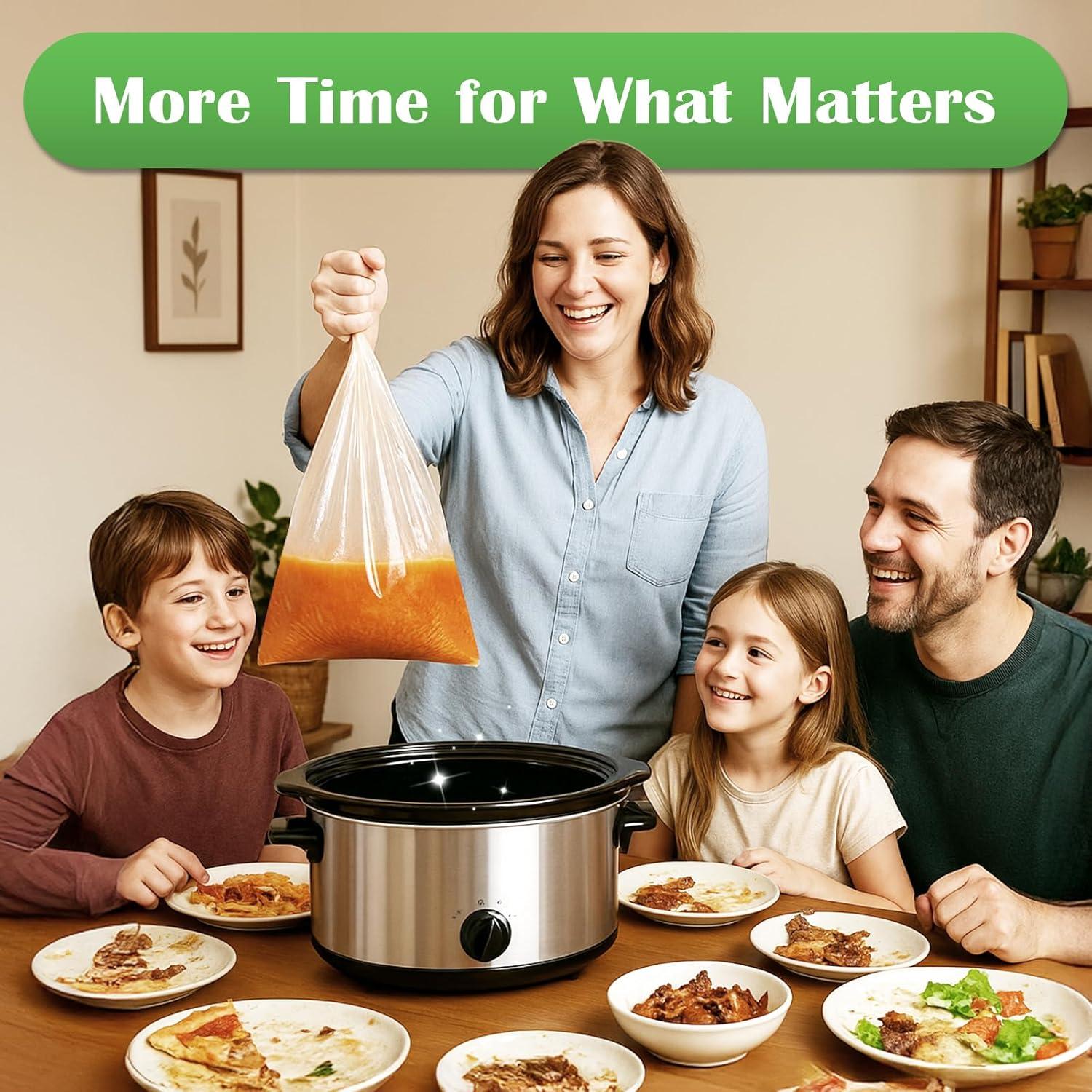 Forros Desechables para Olla de Cocción Lenta Noafocks 40 Pzas