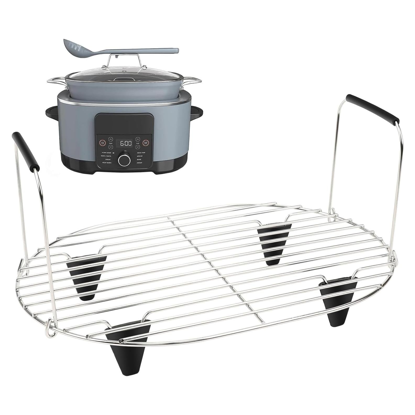 Rejilla de Asado y Vaporera BYKITCHEN para Ninja Foodi 8.5L