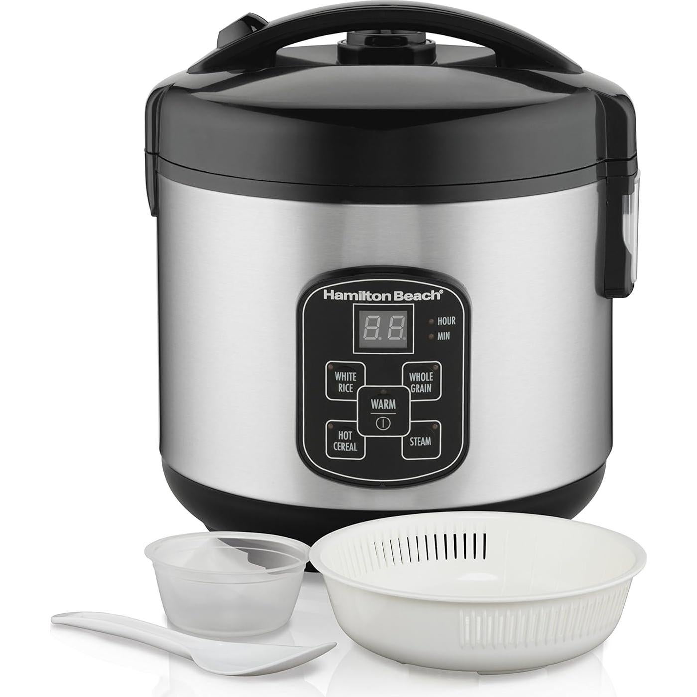 Olla de Cocción Lenta y Cocedor de Arroz Hamilton Beach 8 Tazas