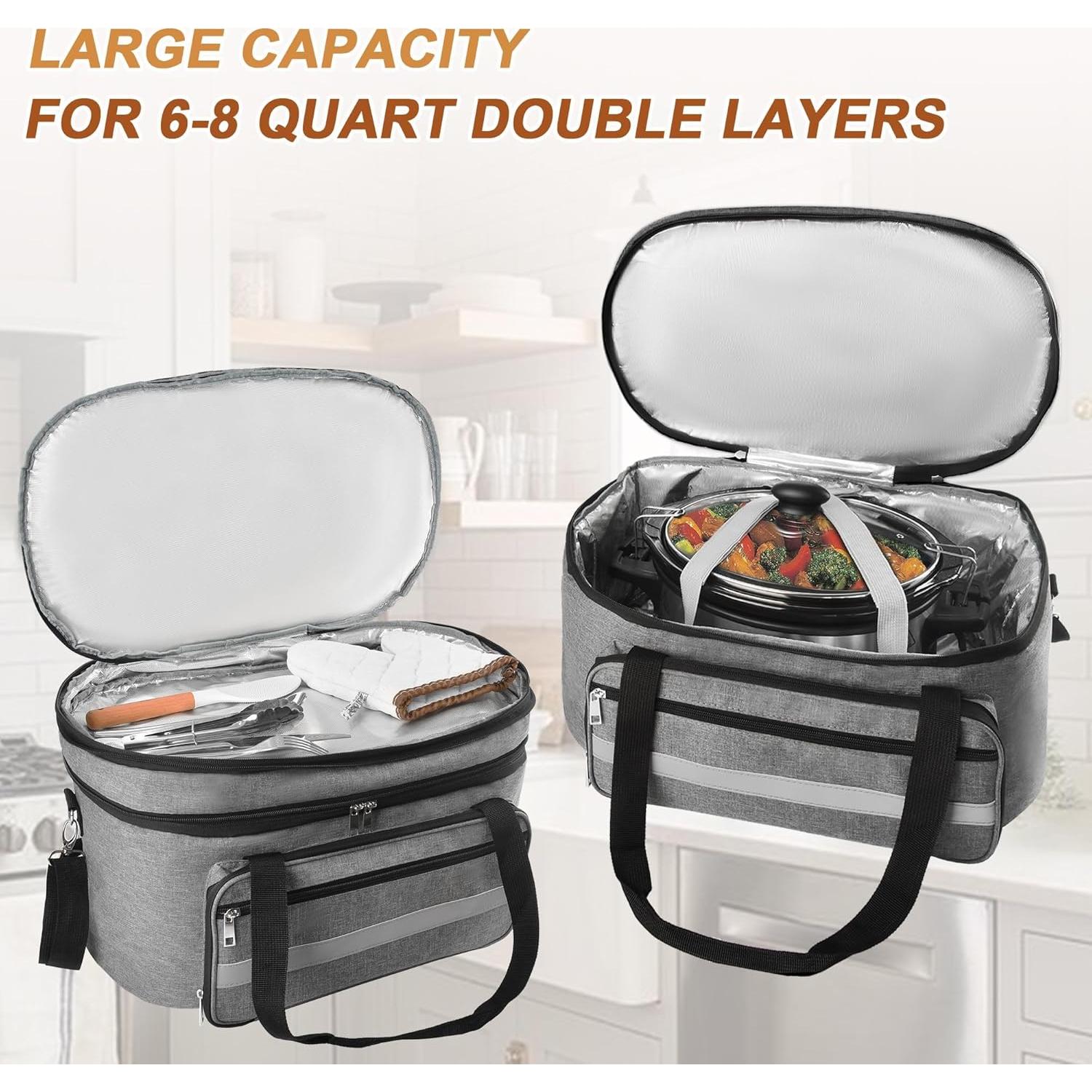 Bolsa de Transporte Aislada Uawsyut para Olla de 8 Cuartos