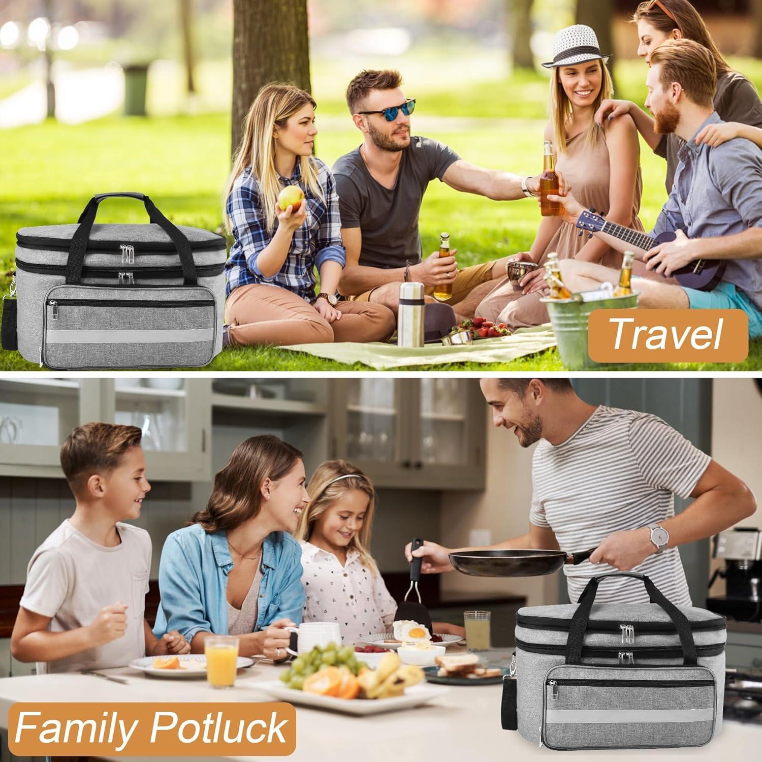 Bolsa de Transporte Aislada Uawsyut para Olla de 8 Cuartos