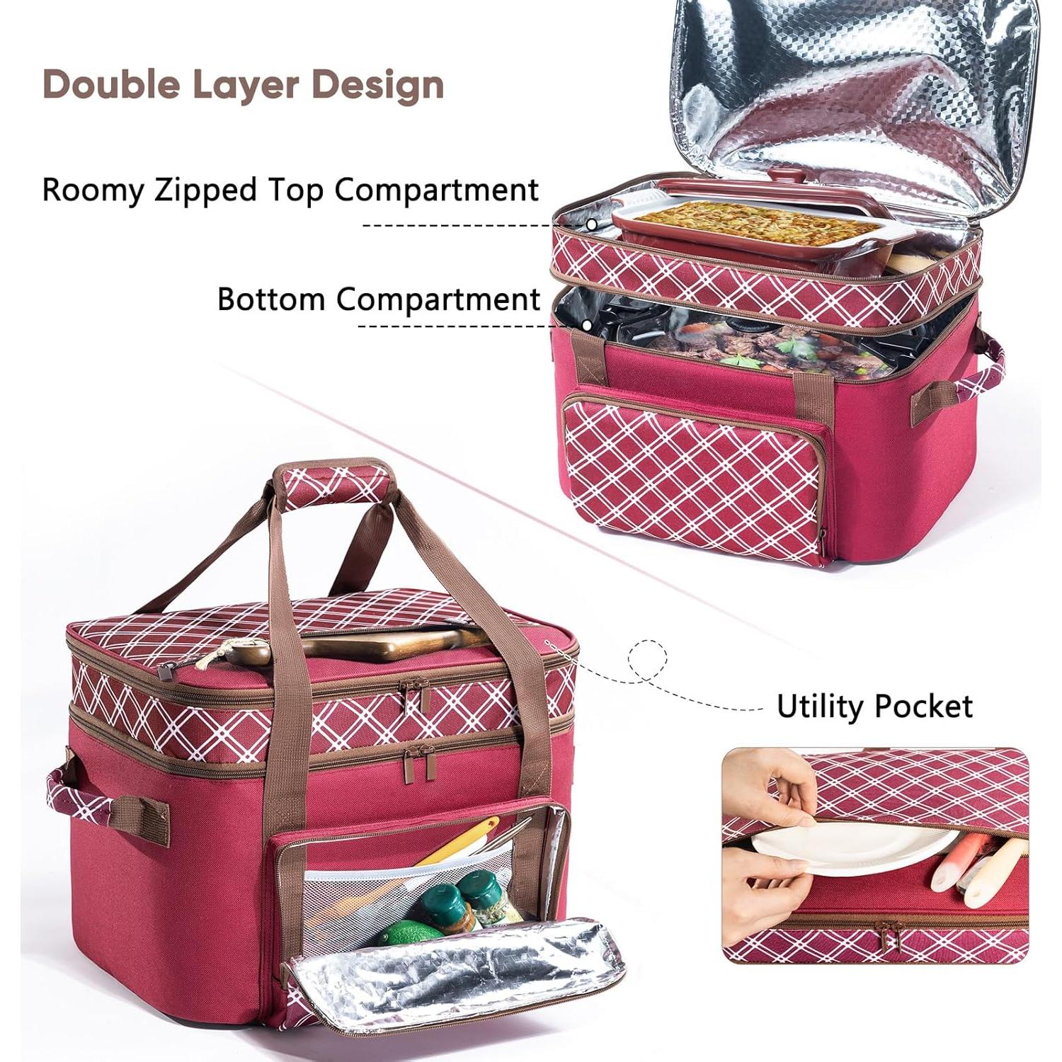 Bolsa de Transporte para Olla de Cocción Lenta BAGSPRITE 6-8 Qt