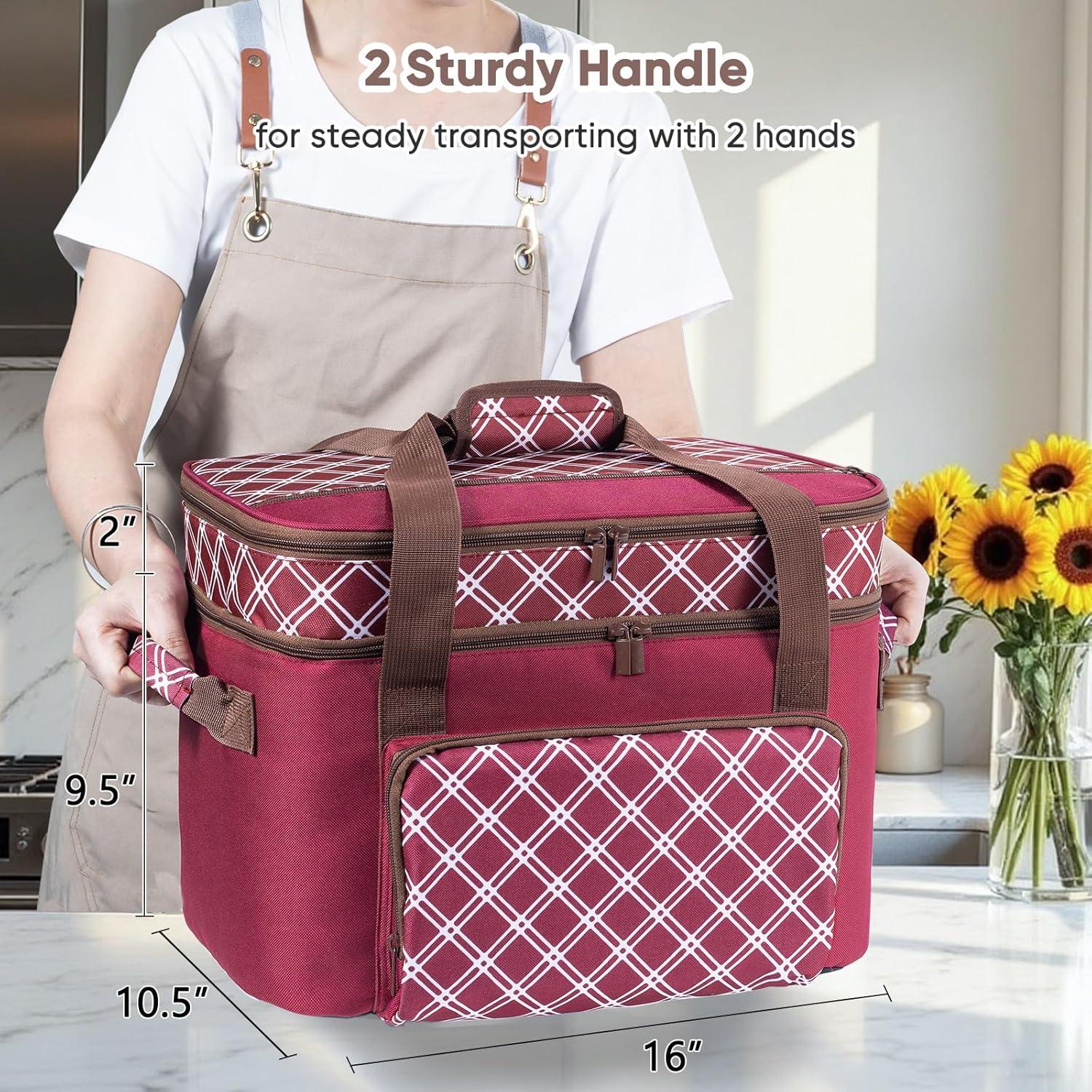 Bolsa de Transporte para Olla de Cocción Lenta BAGSPRITE 6-8 Qt